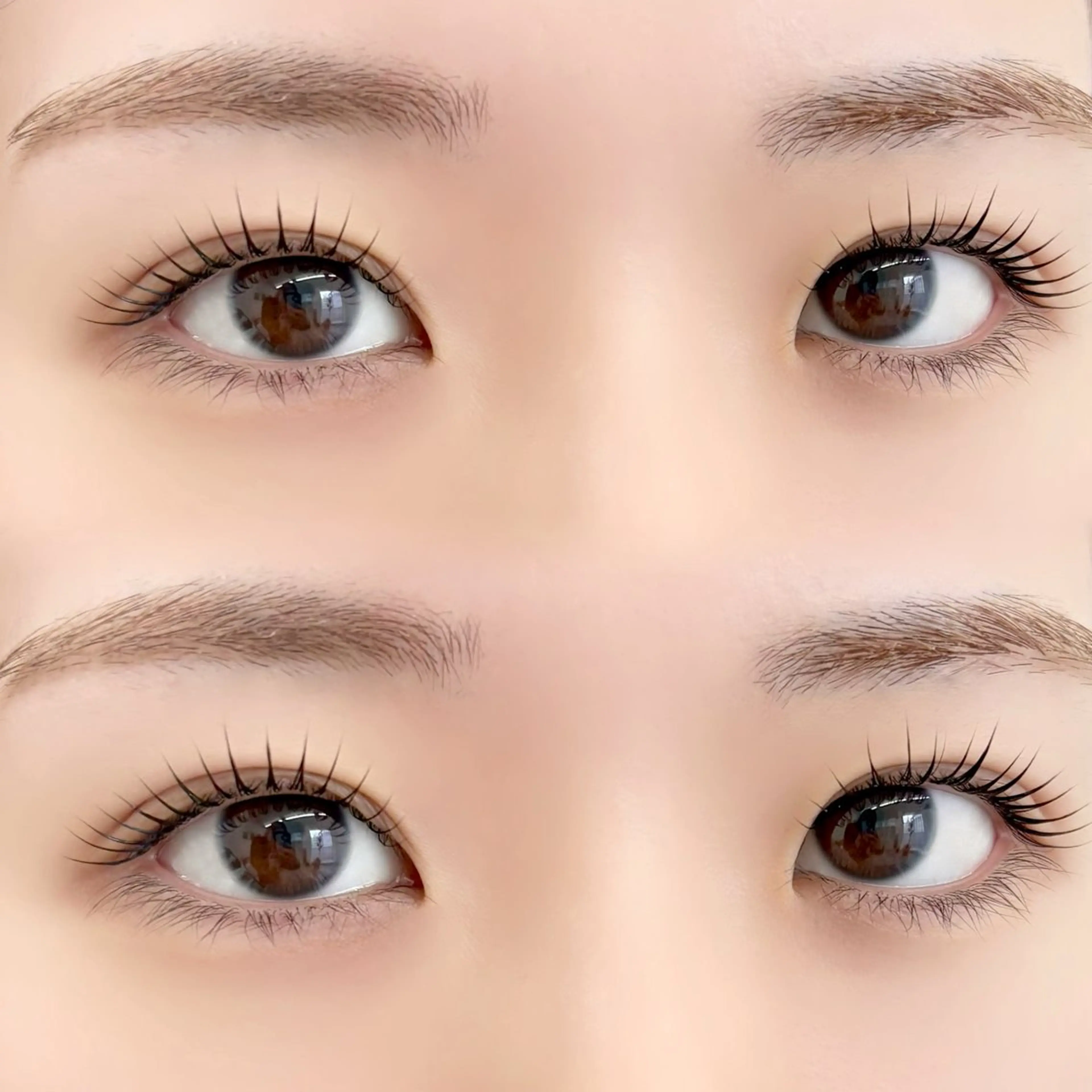 マツエク・マツパ 束感まつ毛 フラットラッシュ 韓国風マツエク ナチュラル まつげパーマ マツパ CLUTCH🫧 ayanoのマツエク・マツパデザイン