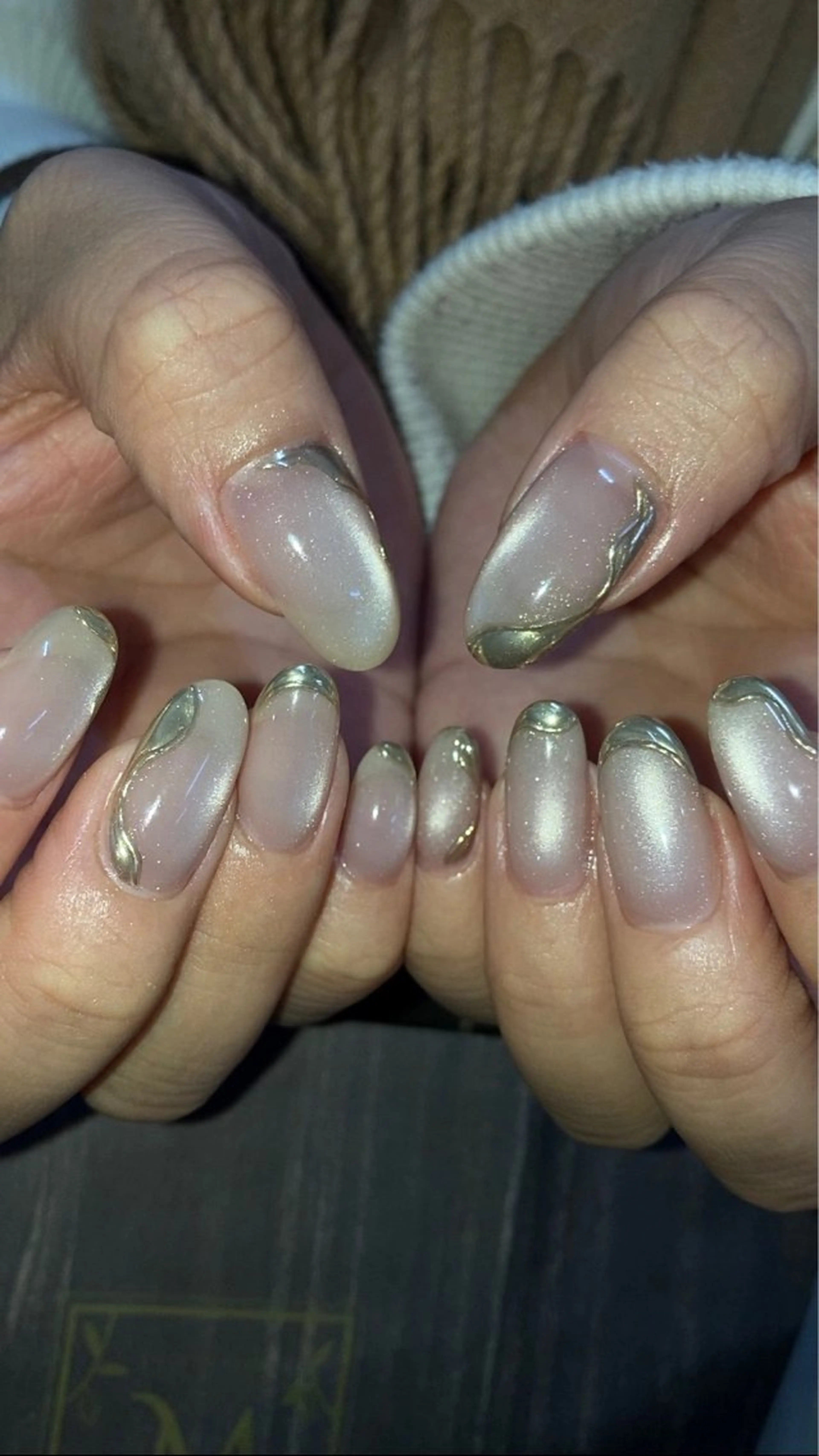 ネイル ハンドネイル フットネイル kana/モード ・グランジ໒꒱のネイルデザイン