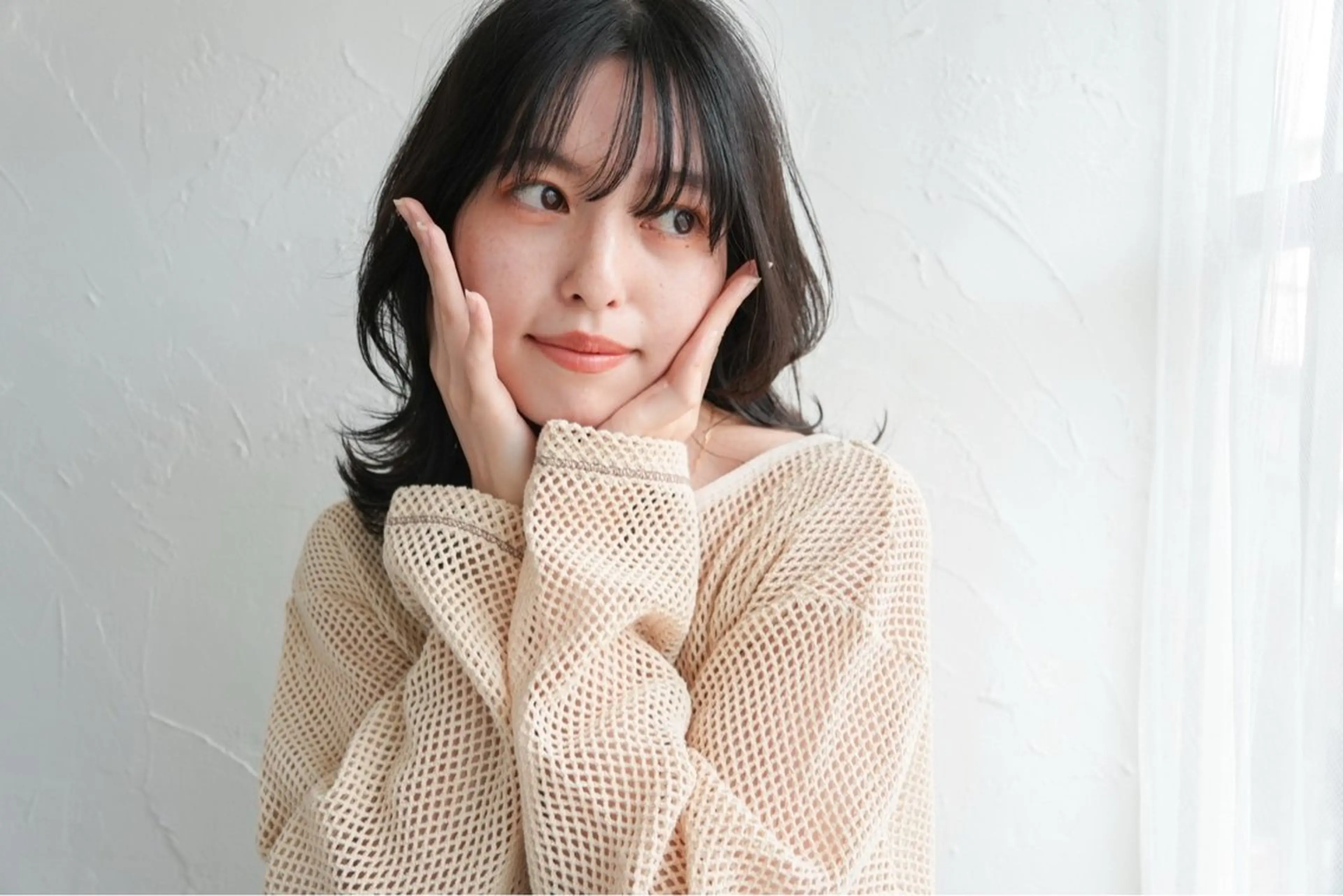 ミディアム 【ROSSO】 SHUHEIのヘアスタイル