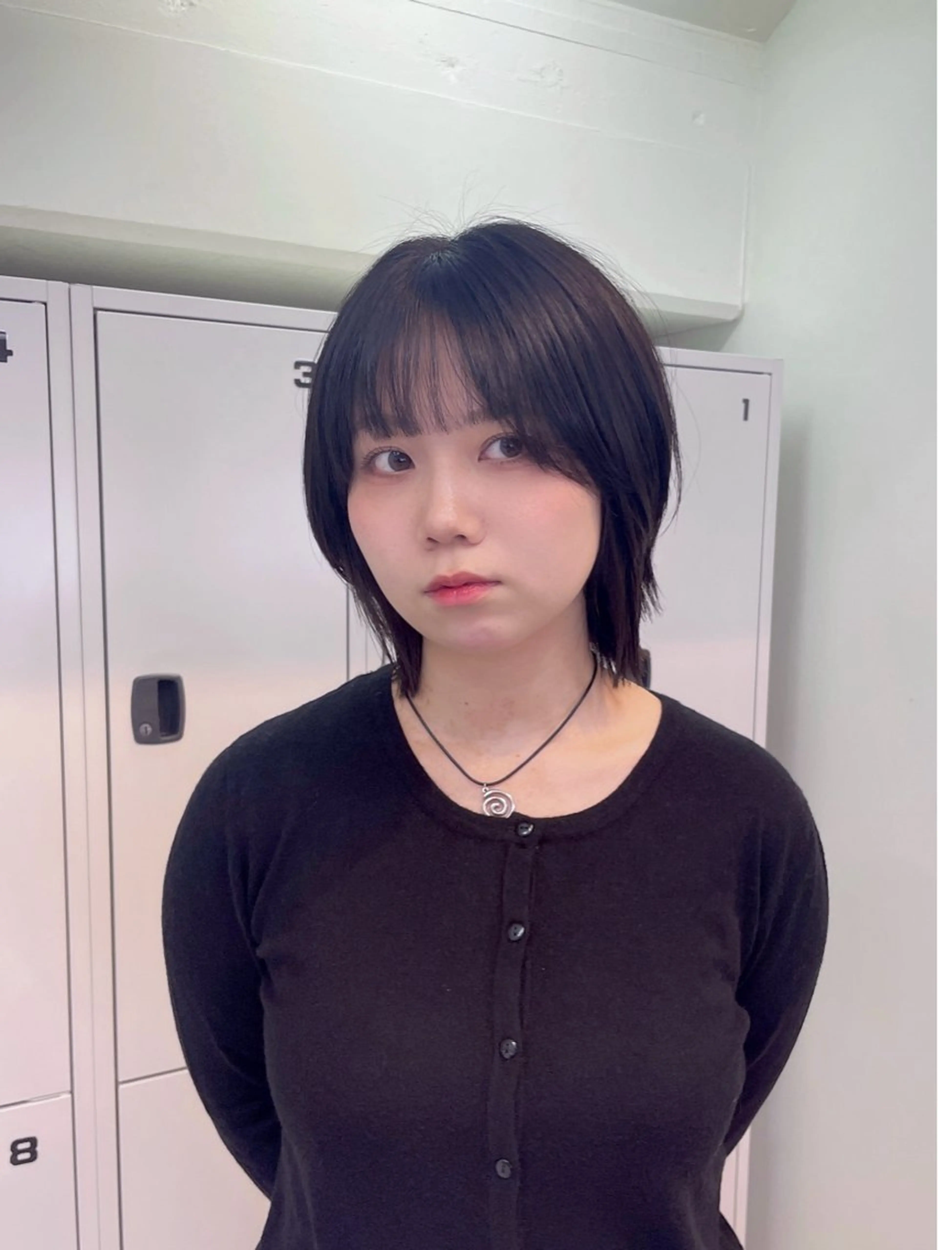 ショート ハッシュカット ショートヘア カット yu-kaハッシュ カット/韓国レイヤーのヘアスタイル