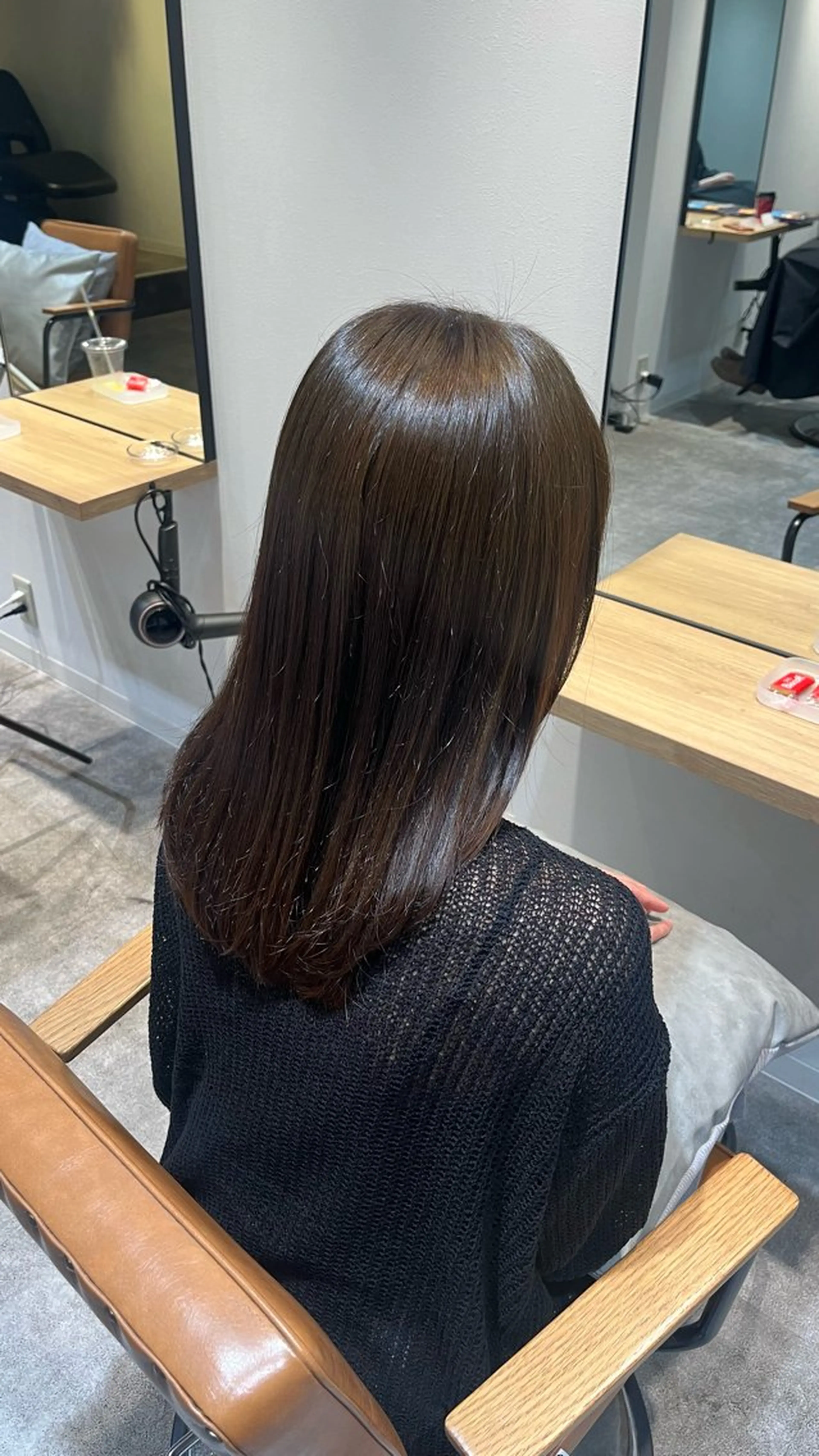 セミロング カラー non .のヘアスタイル