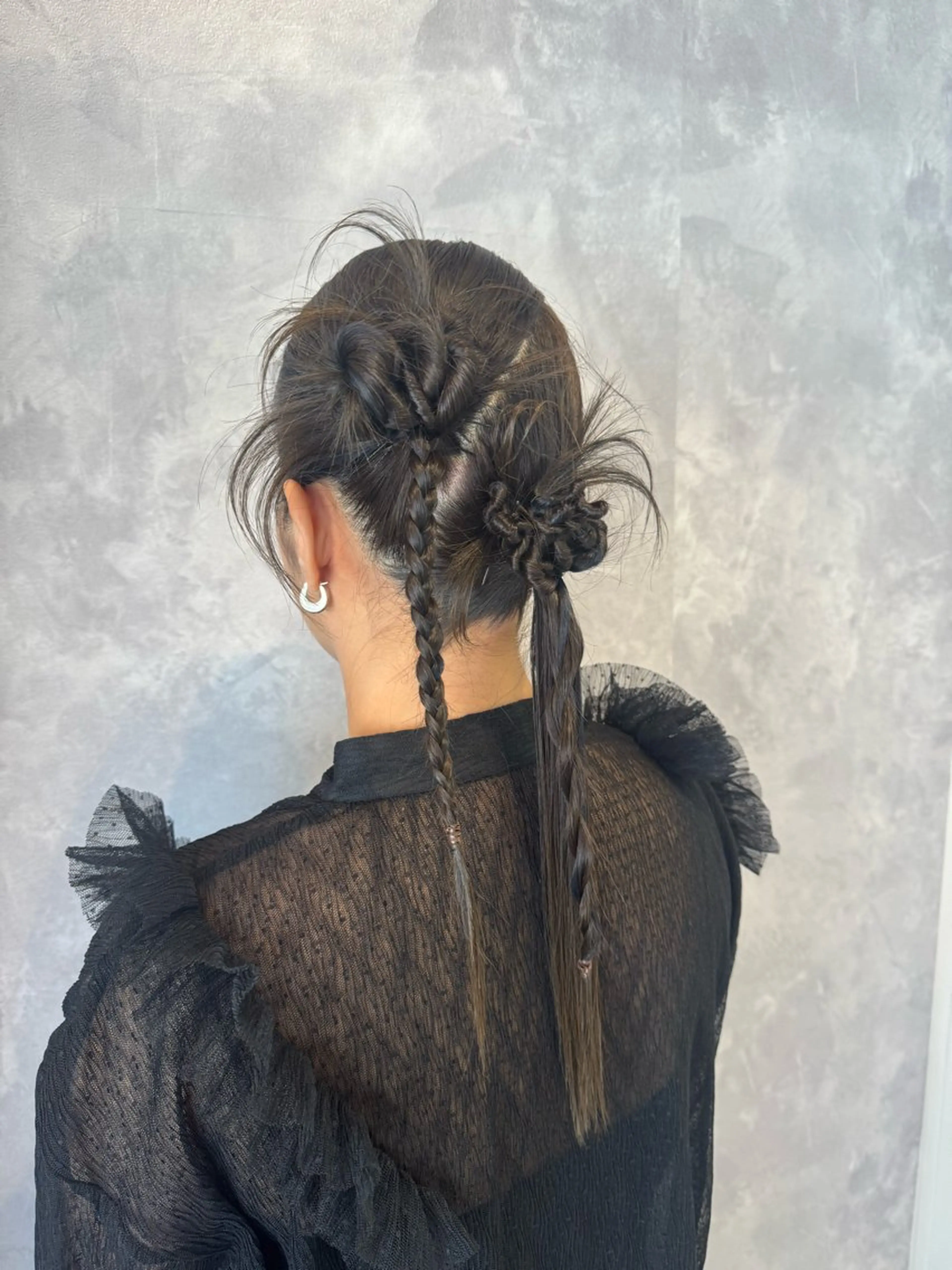 ヘアアレンジ ヒヨシ ルナのヘアスタイル