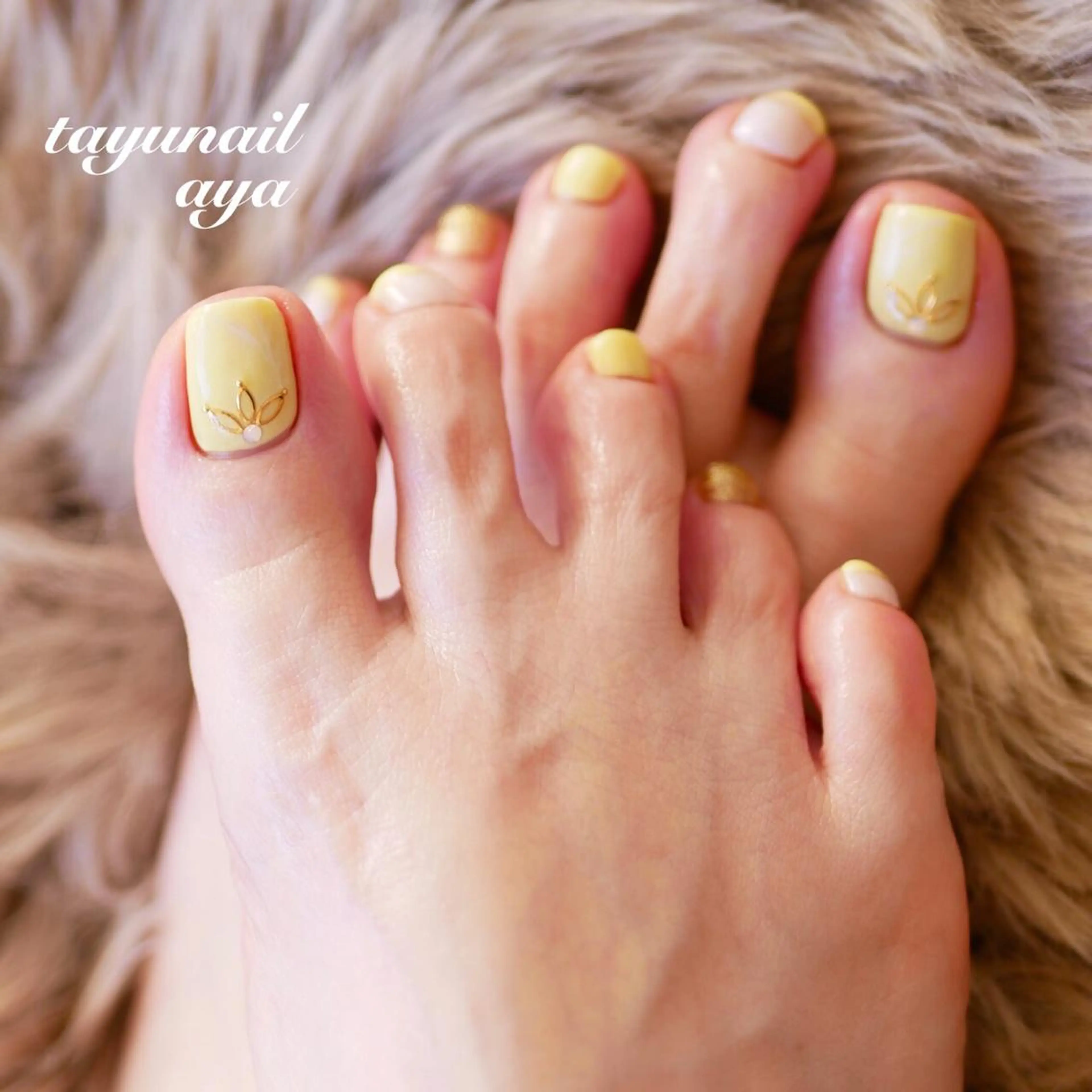 ネイル フットネイル ネイルサロン・ネイルスクール　たゆnail所属・ネイルサロン 【たゆnail】のネイルデザイン