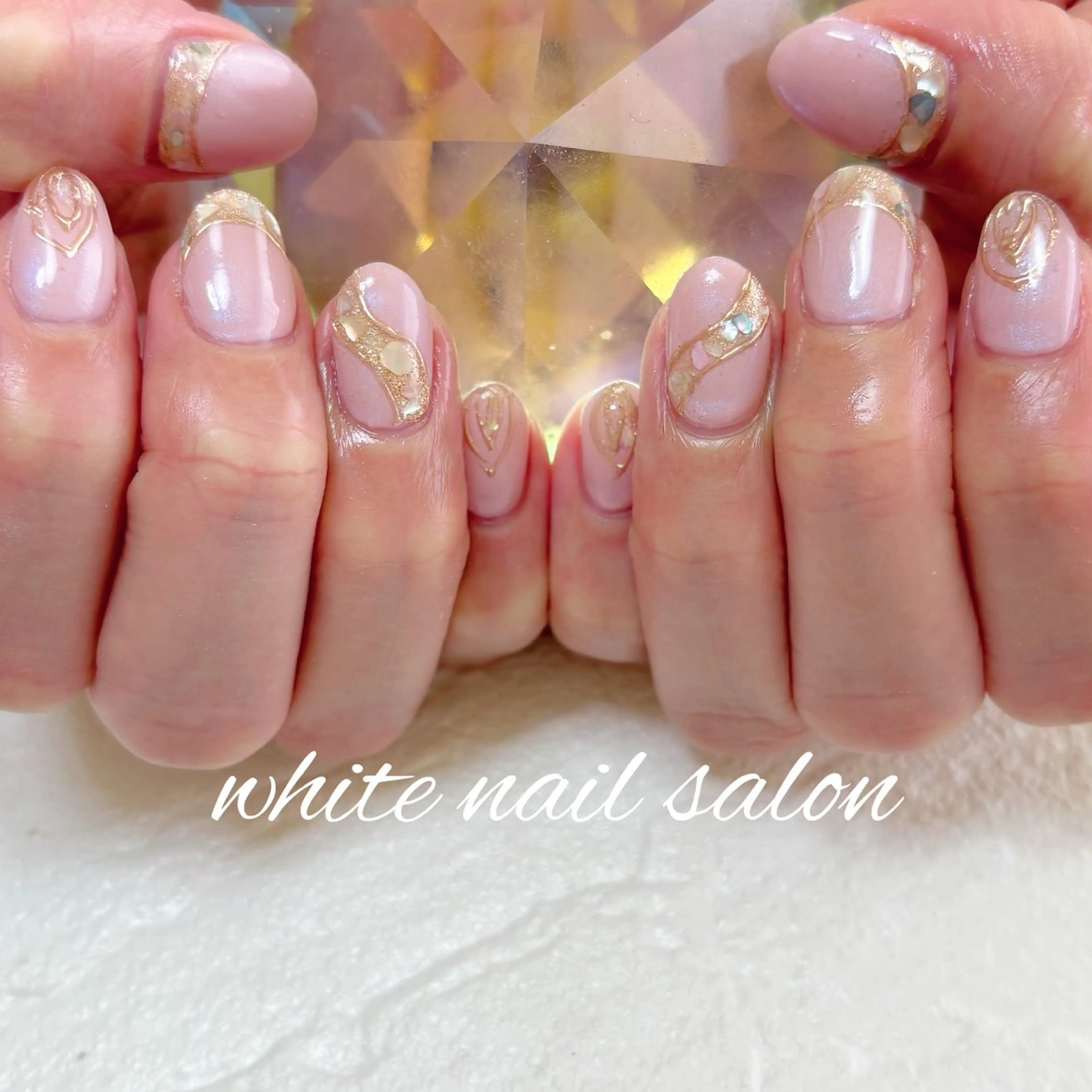 ネイル フットネイル ハンドネイル white nail salonのネイルデザイン