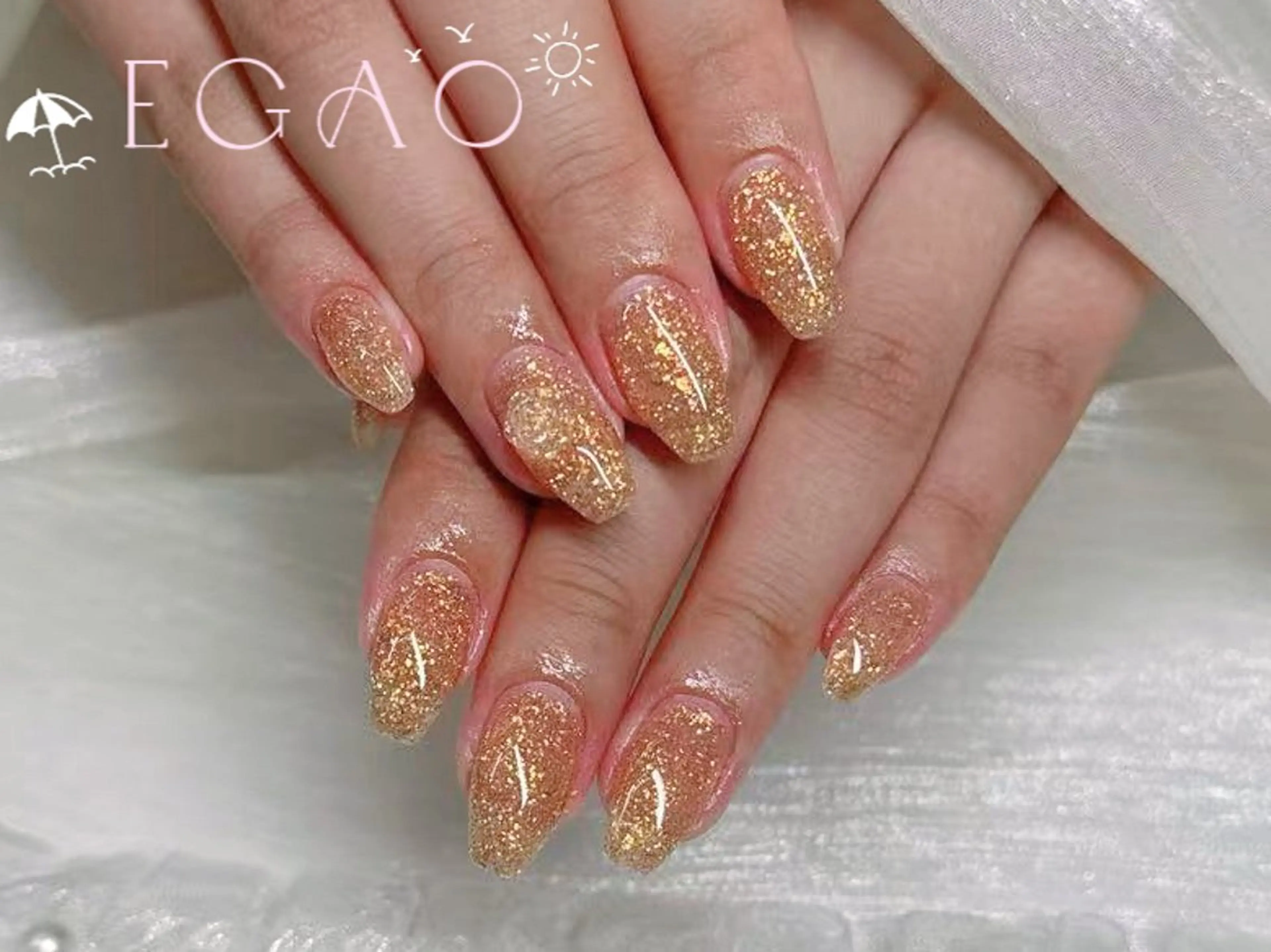 ネイル アートネイル フットネイル フレンチネイル ジェルネイル グラデーション ハンドネイル Egao Nail Salonのネイルデザイン