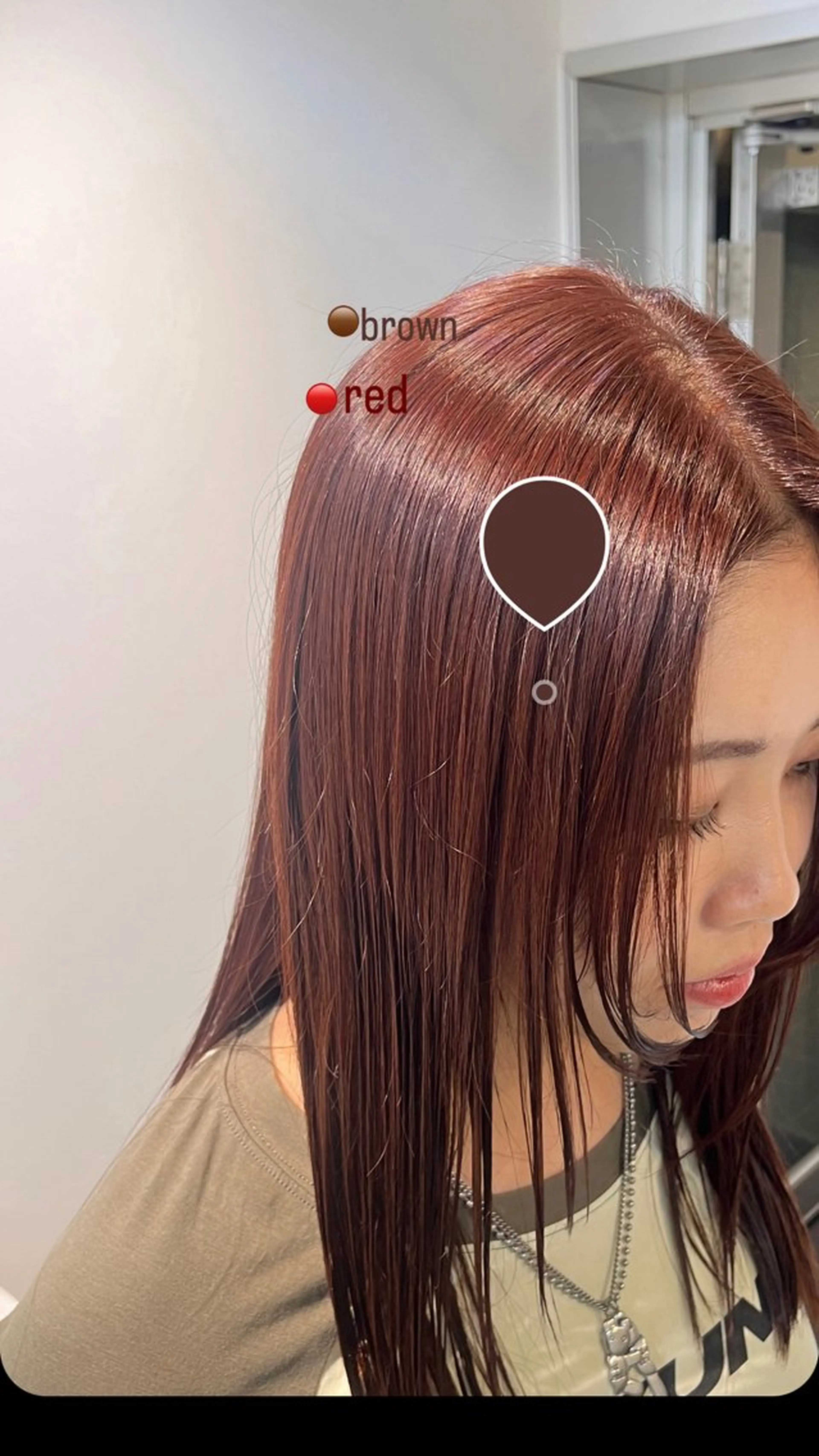 🫐【cut +color +超音波treatment(ホームケア付き)】の写真