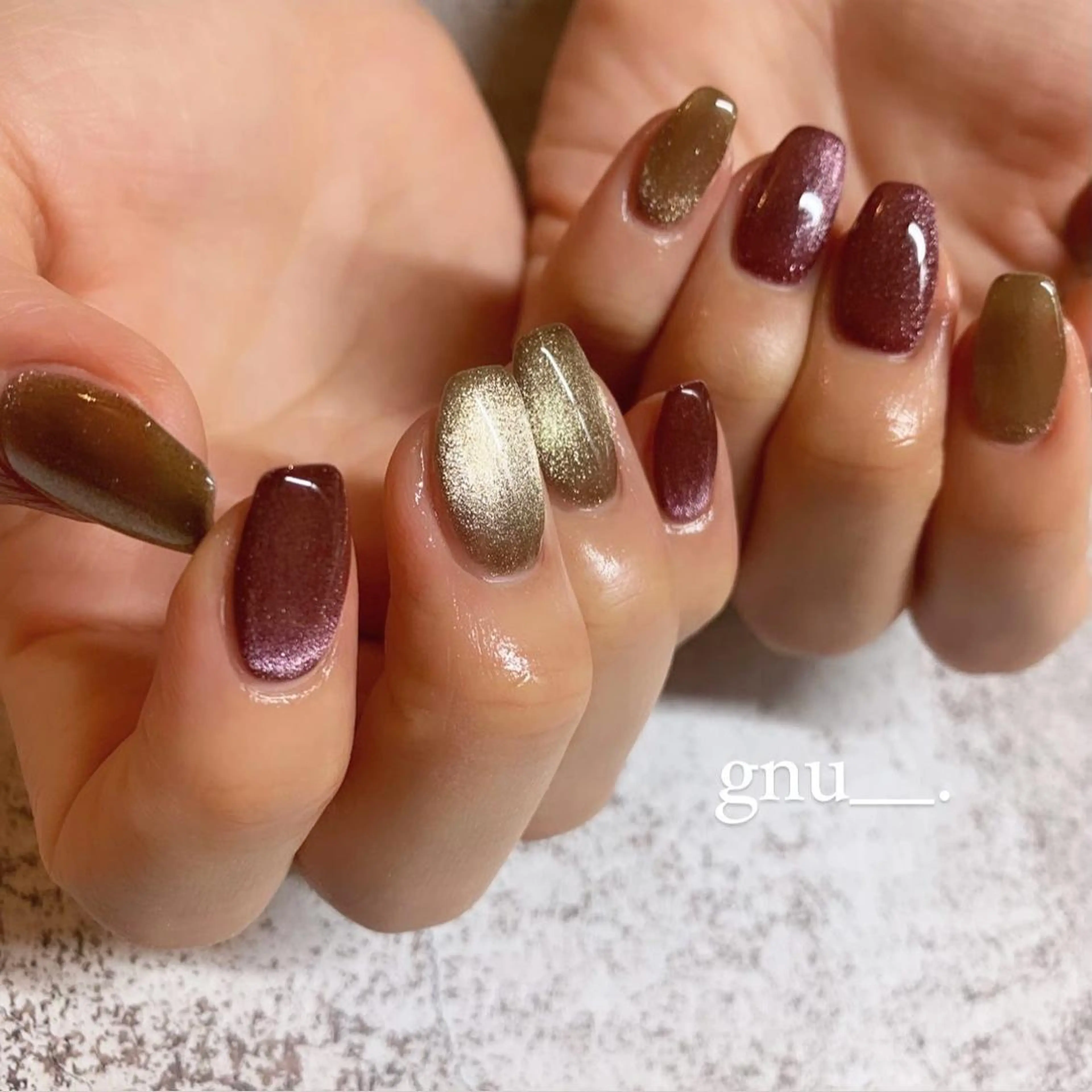 ネイル ハンドネイル gnu__. nailのネイルデザイン