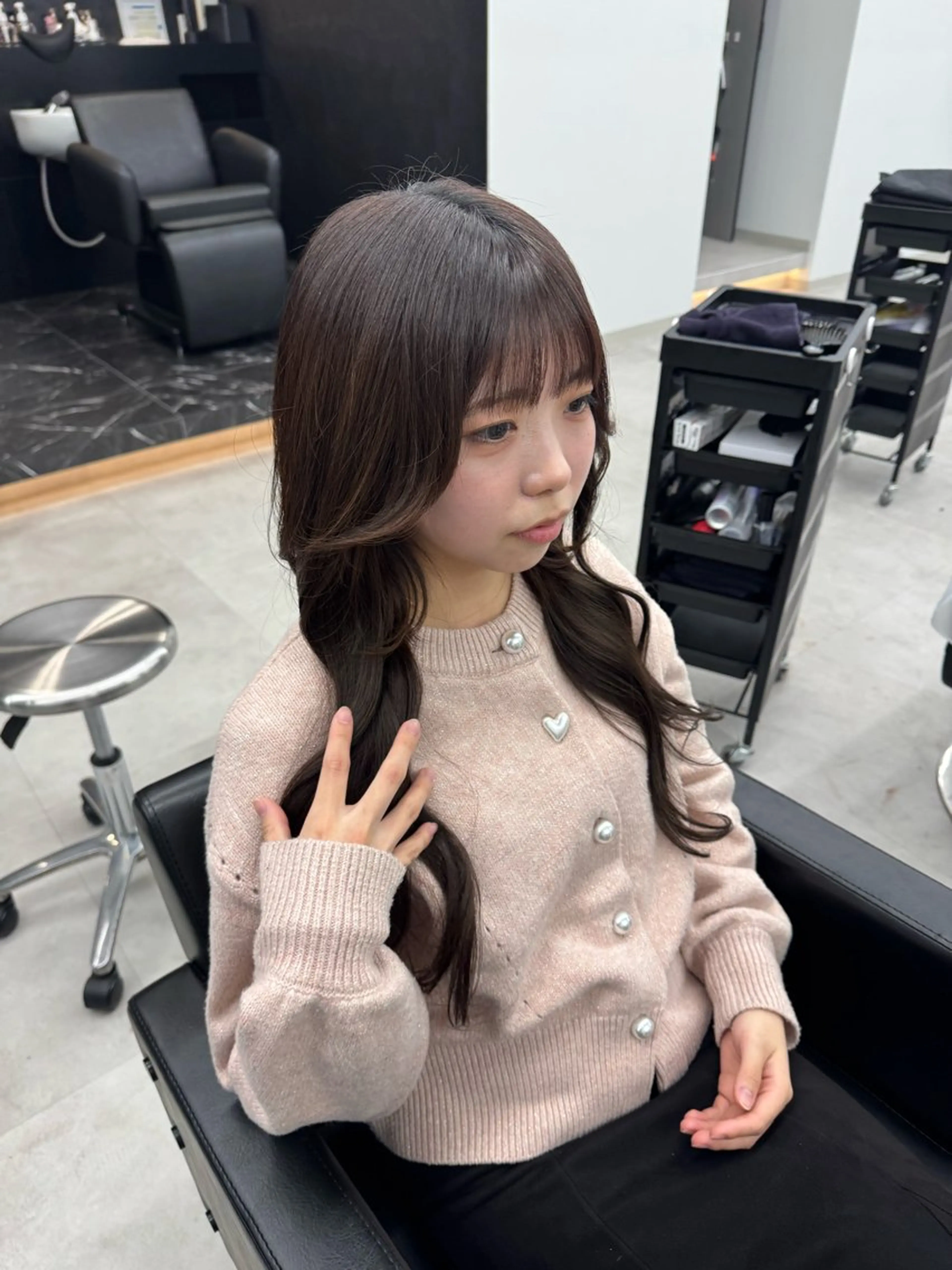 ロング ボブ エクステ エクステ エクステ/ハイトーン /透明感/KENTAのヘアスタイル