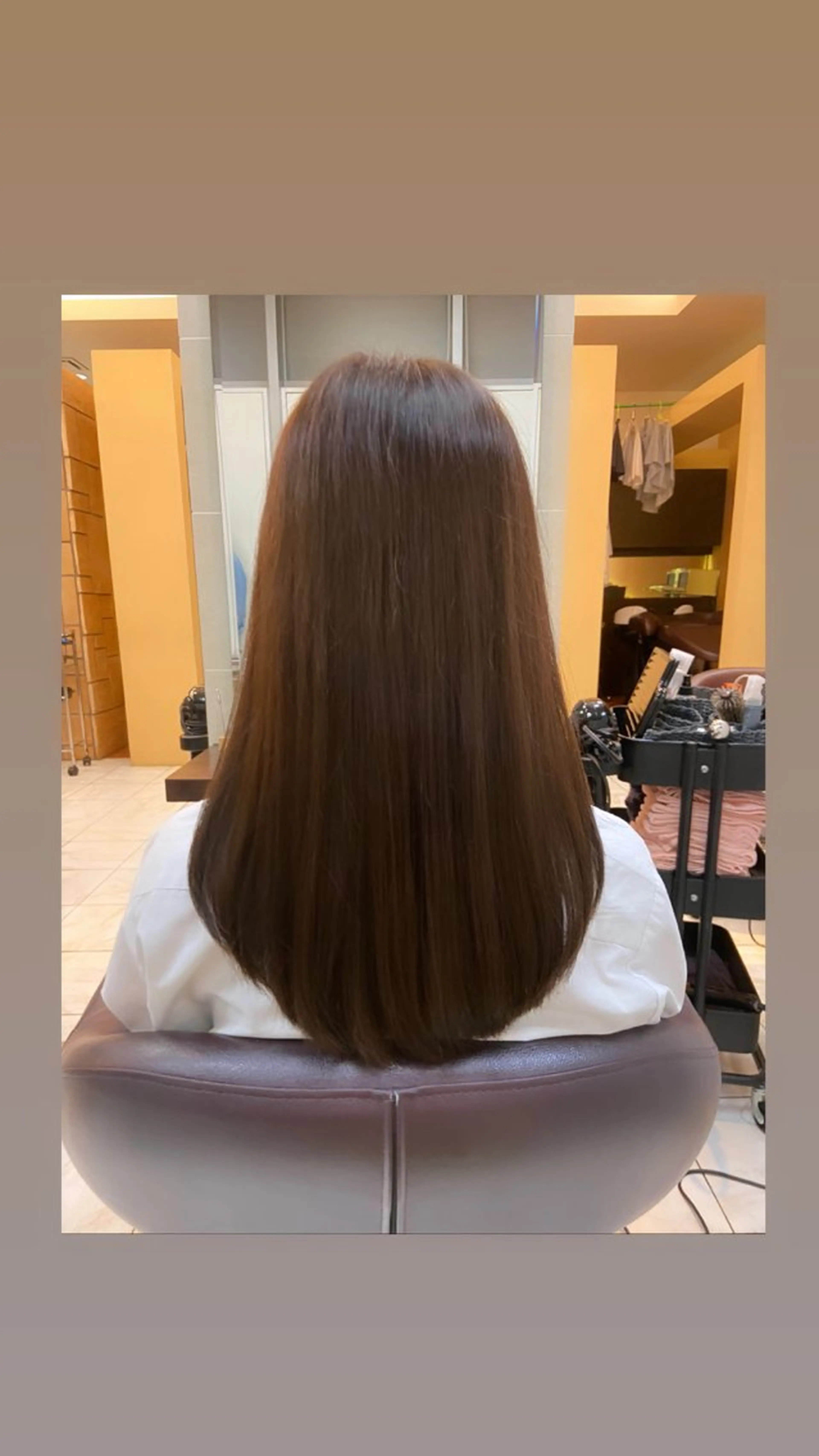 ロング レイヤーカット 🎀透明感カラー 🐈ナズナのヘアスタイル