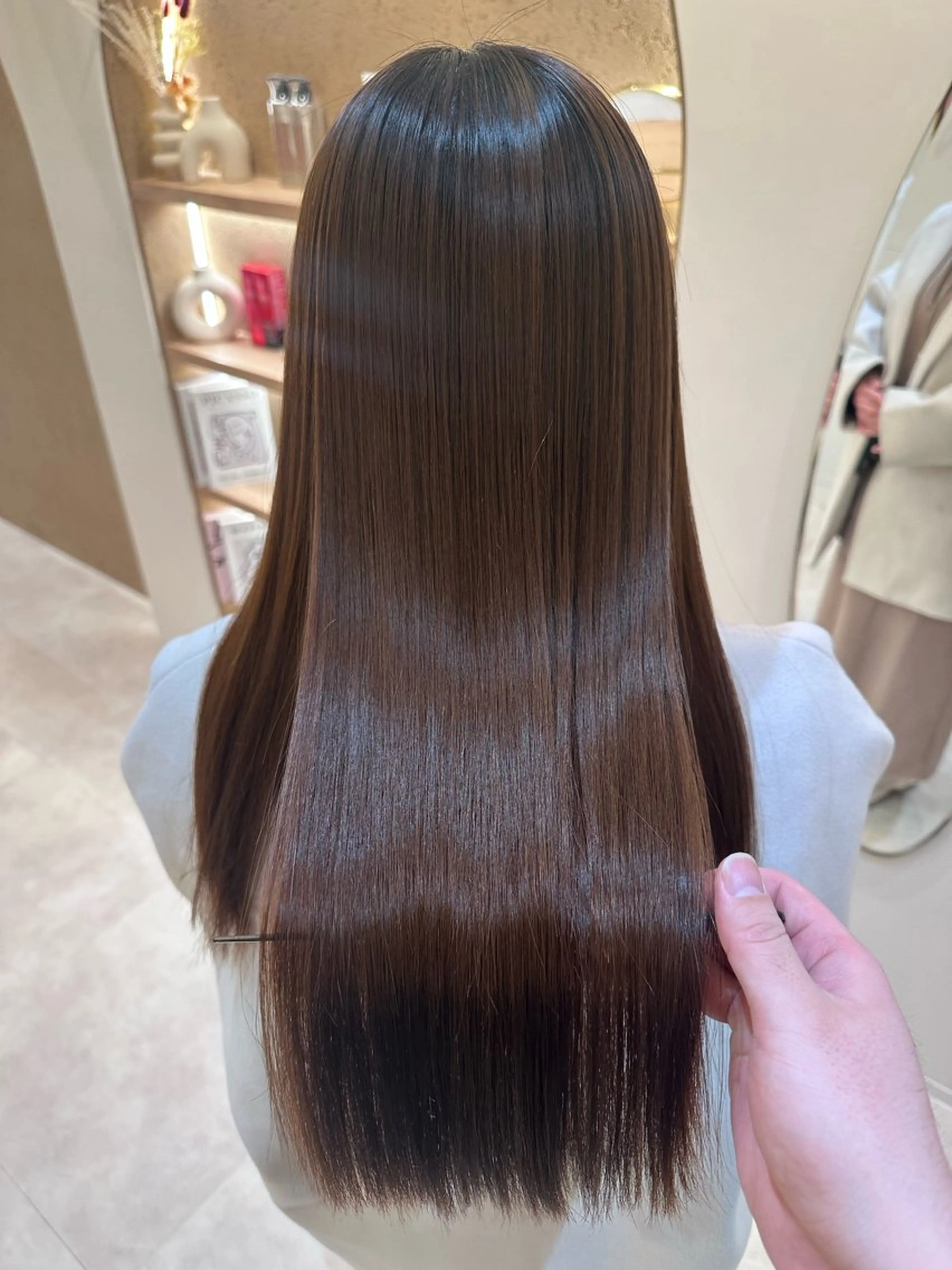 ロング カット 縮毛矯正 トリートメント 縮毛矯正💎髪質改善 レイヤー✨山内健太郎のヘアスタイル