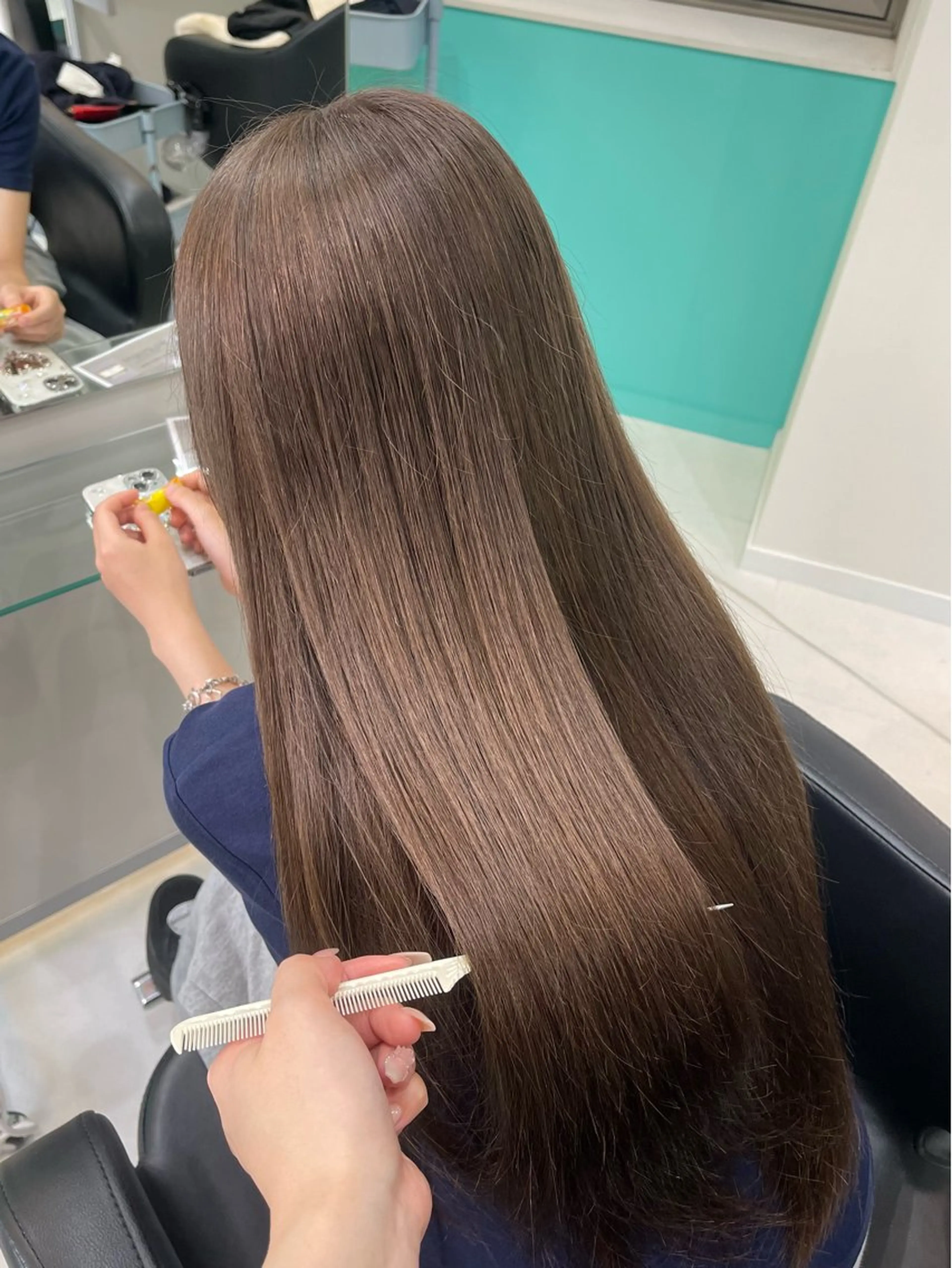 ロング カラー mana/メンズ/ ヘアセット/ブリーチのヘアスタイル