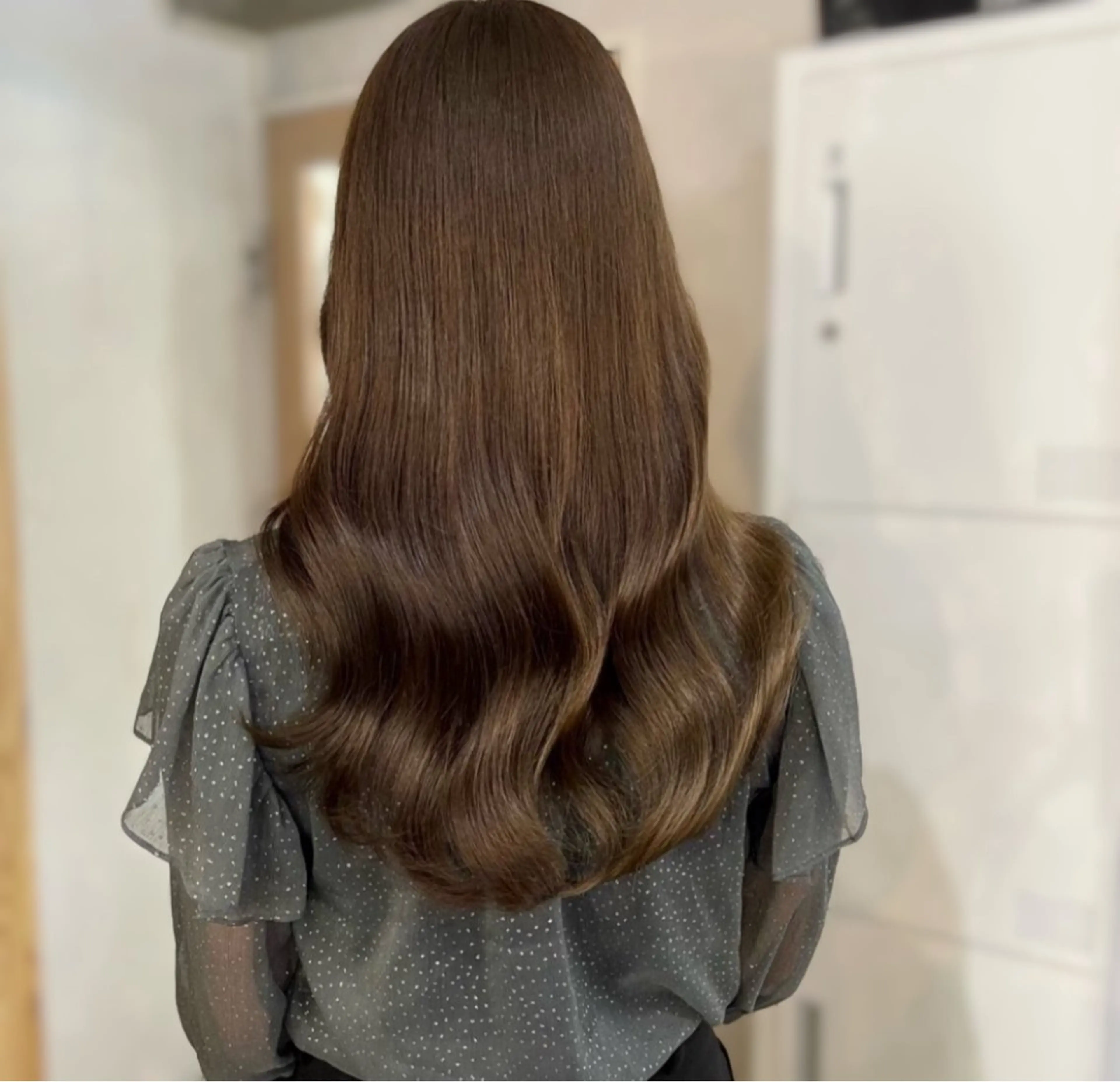 ロング カット ヘアカラー トリートメント オオニシ オト☁️のヘアスタイル