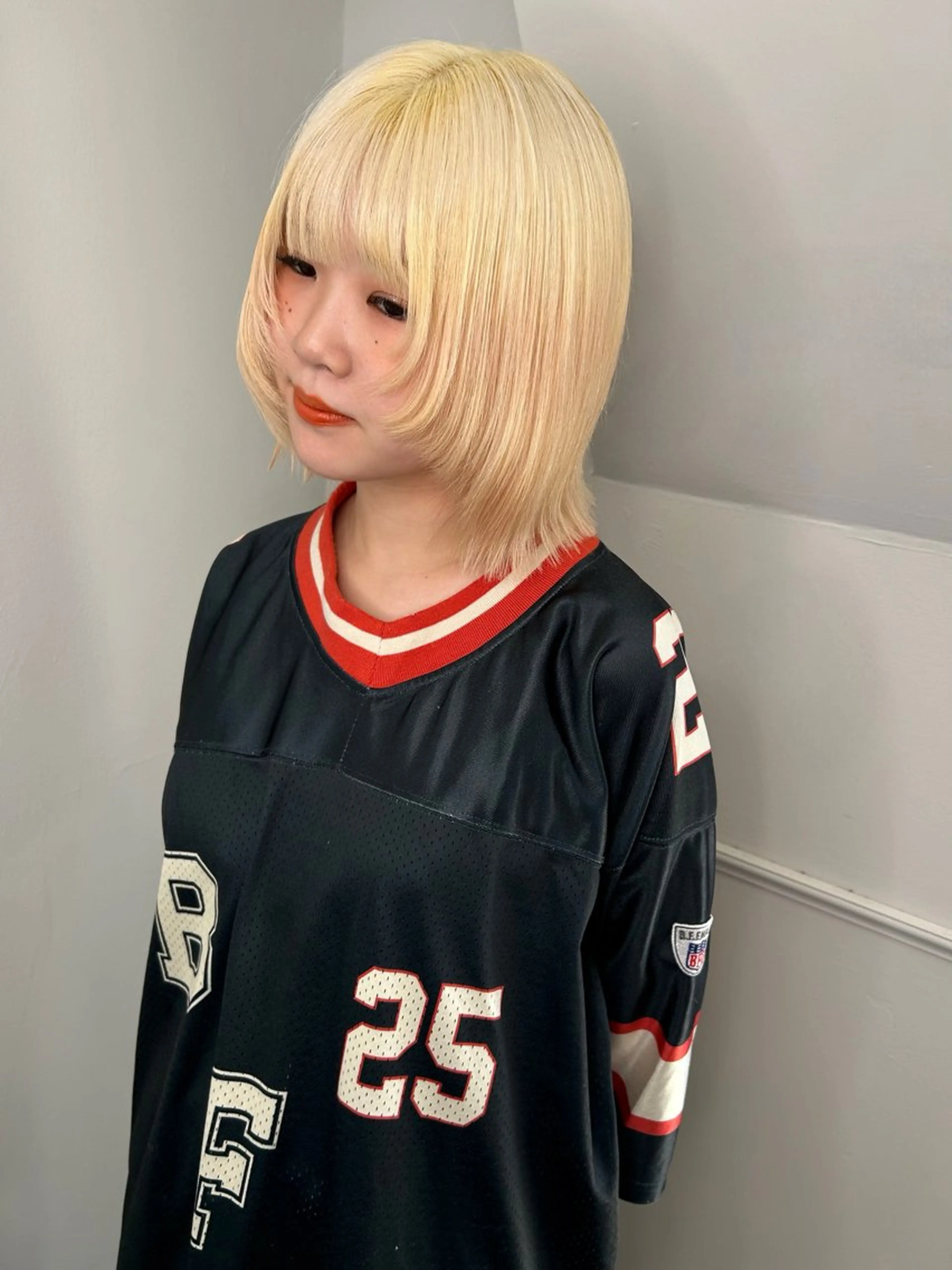 セミロング カラー land所属・透明感カラー/レイヤ ー🌙Honokaのヘアスタイル