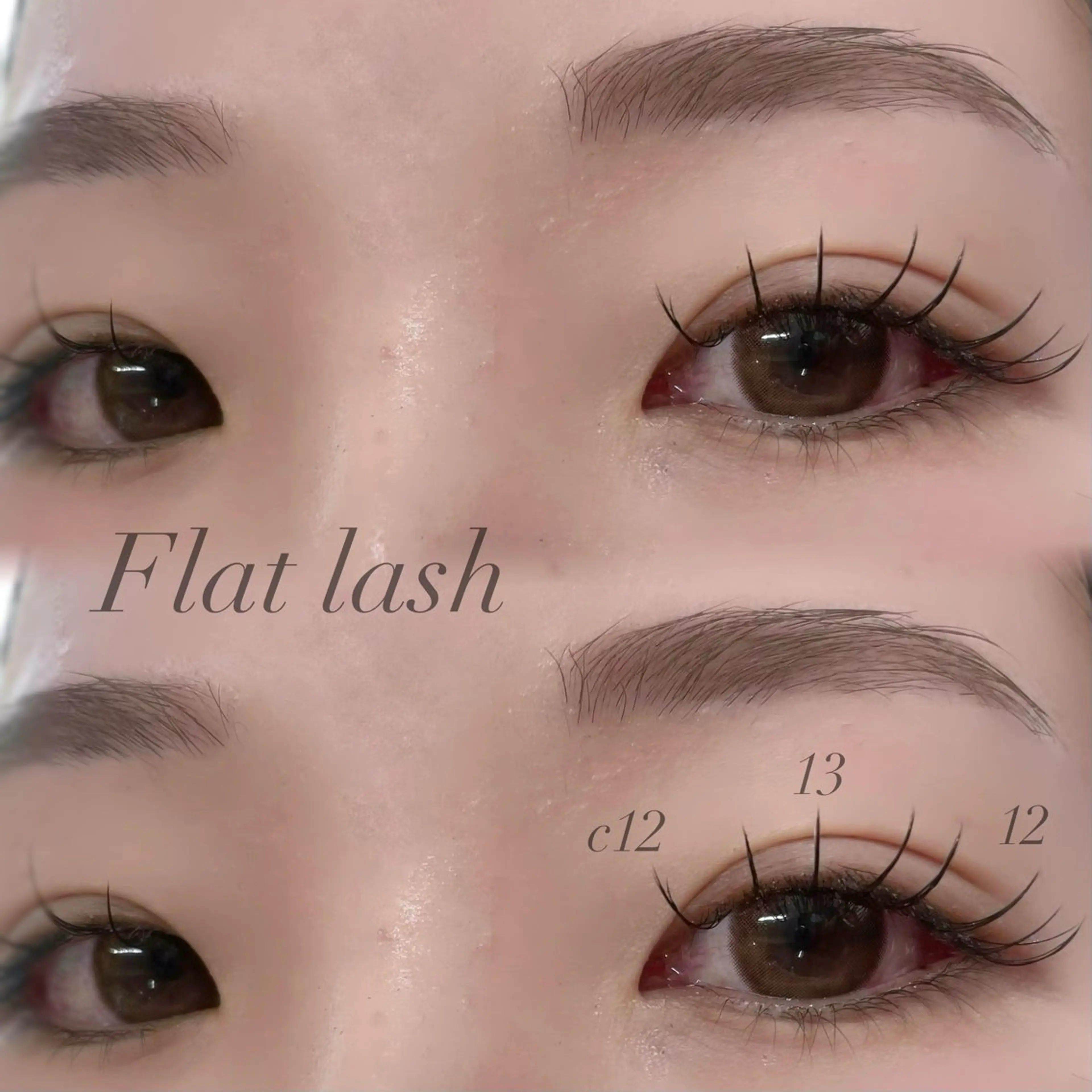 マツエク・マツパ フラットラッシュ Frera天王寺店所属・フリラ Momokaのマツエク・マツパデザイン