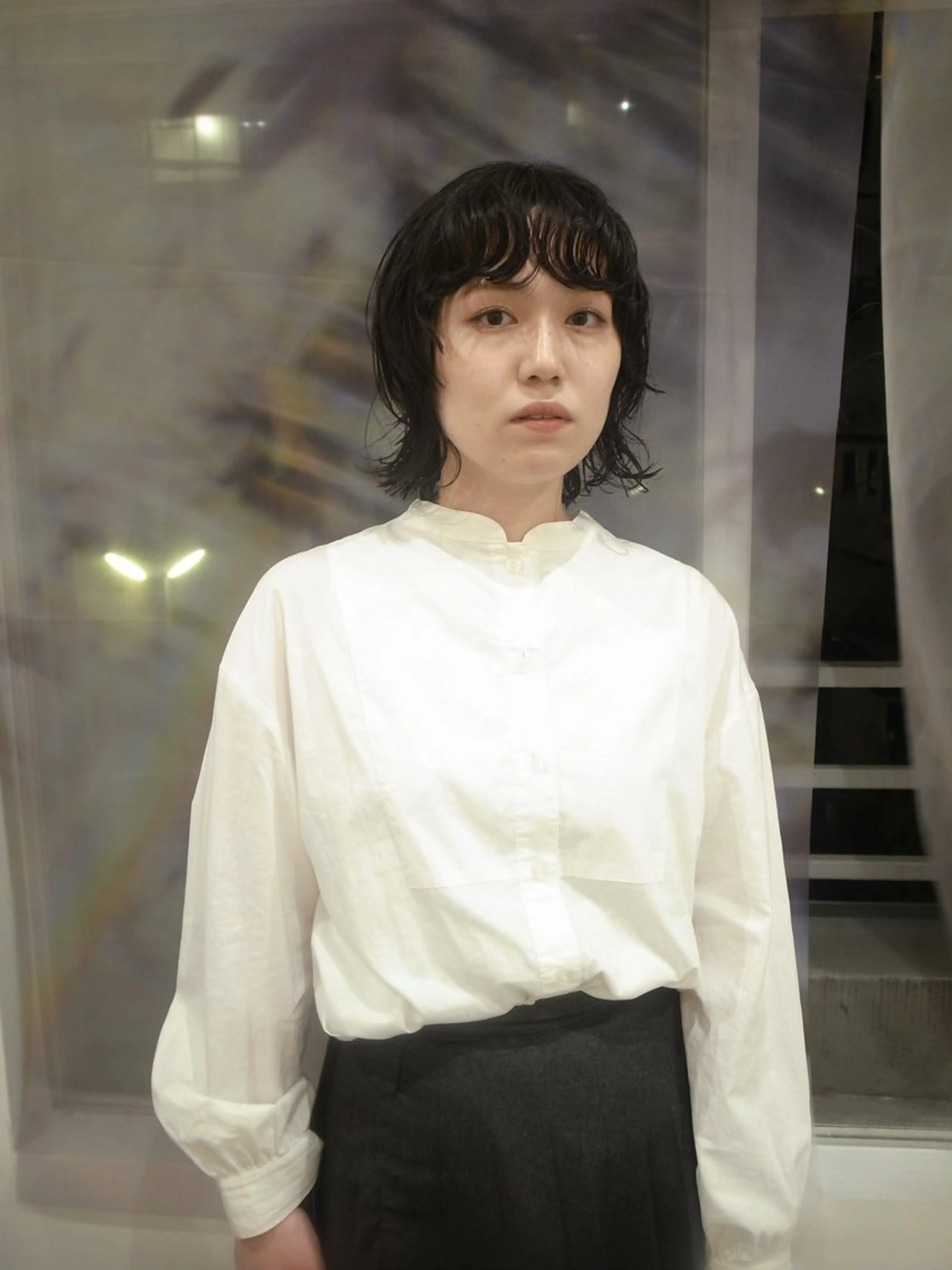 ミディアム パーマ 229所属・maki @pullnocのヘアスタイル