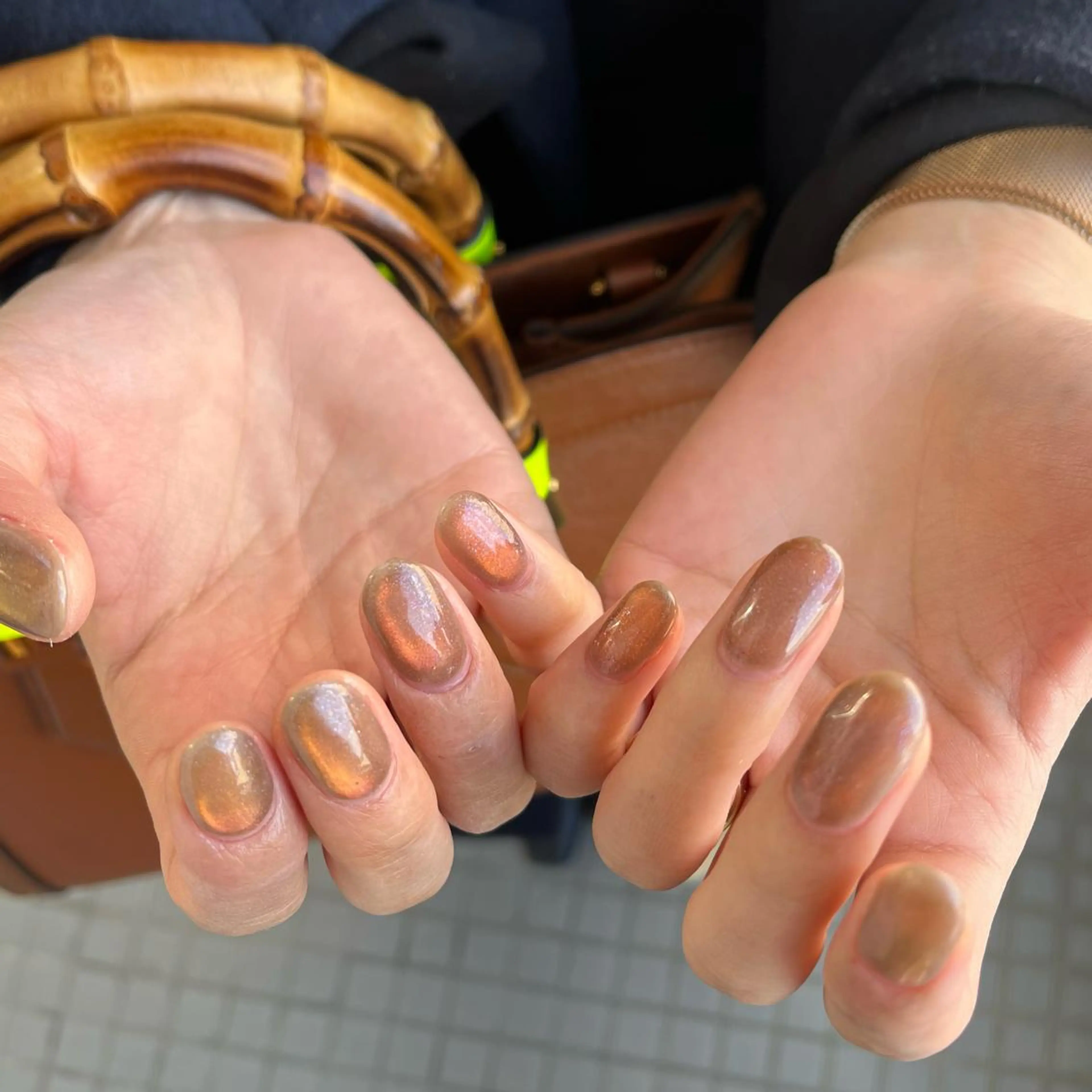 ネイル ハンドネイル 🤎Two ERI🤎のネイルデザイン