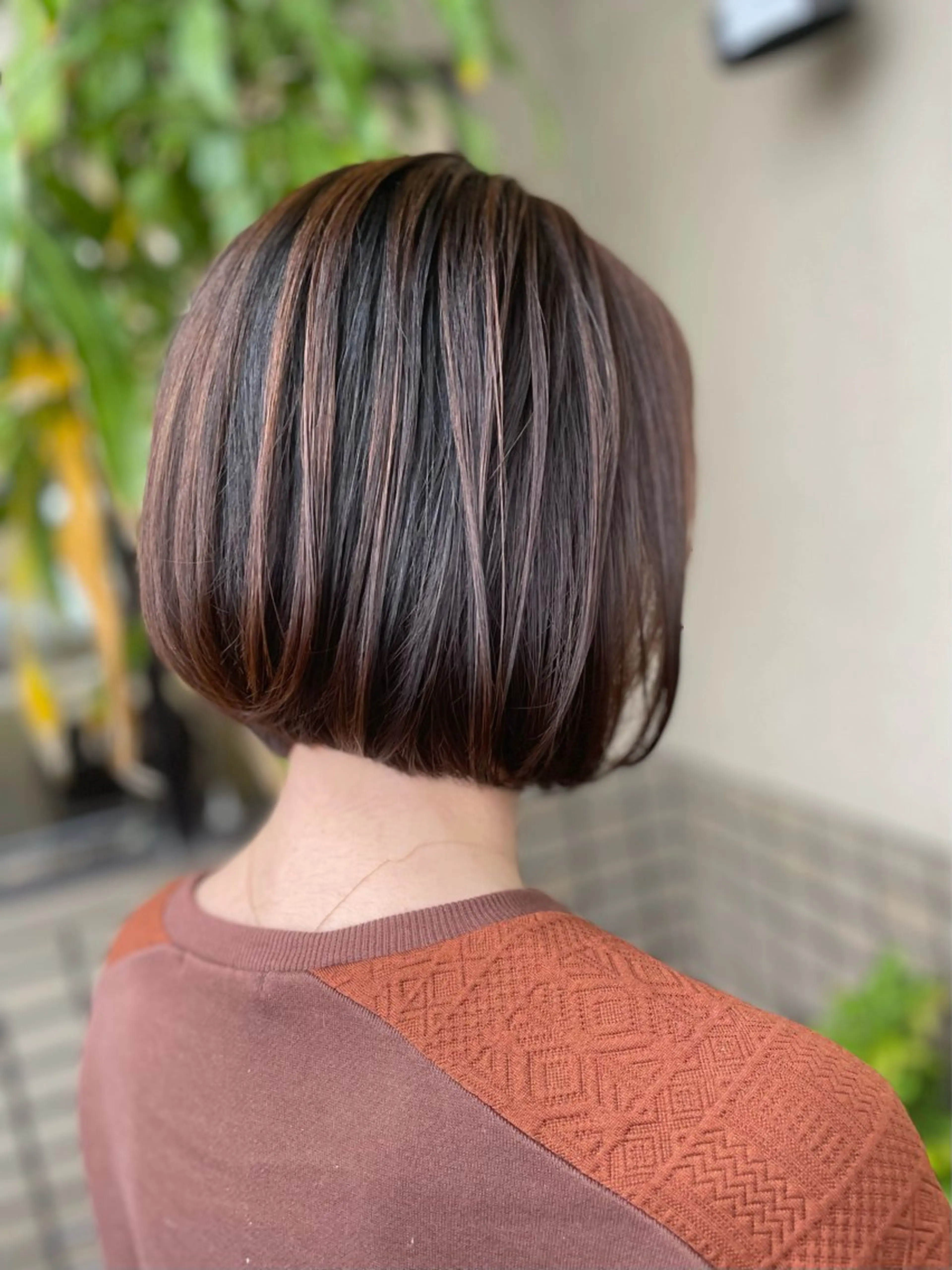 ショート 前下がりボブ ボブ 沢田 瞳のヘアスタイル