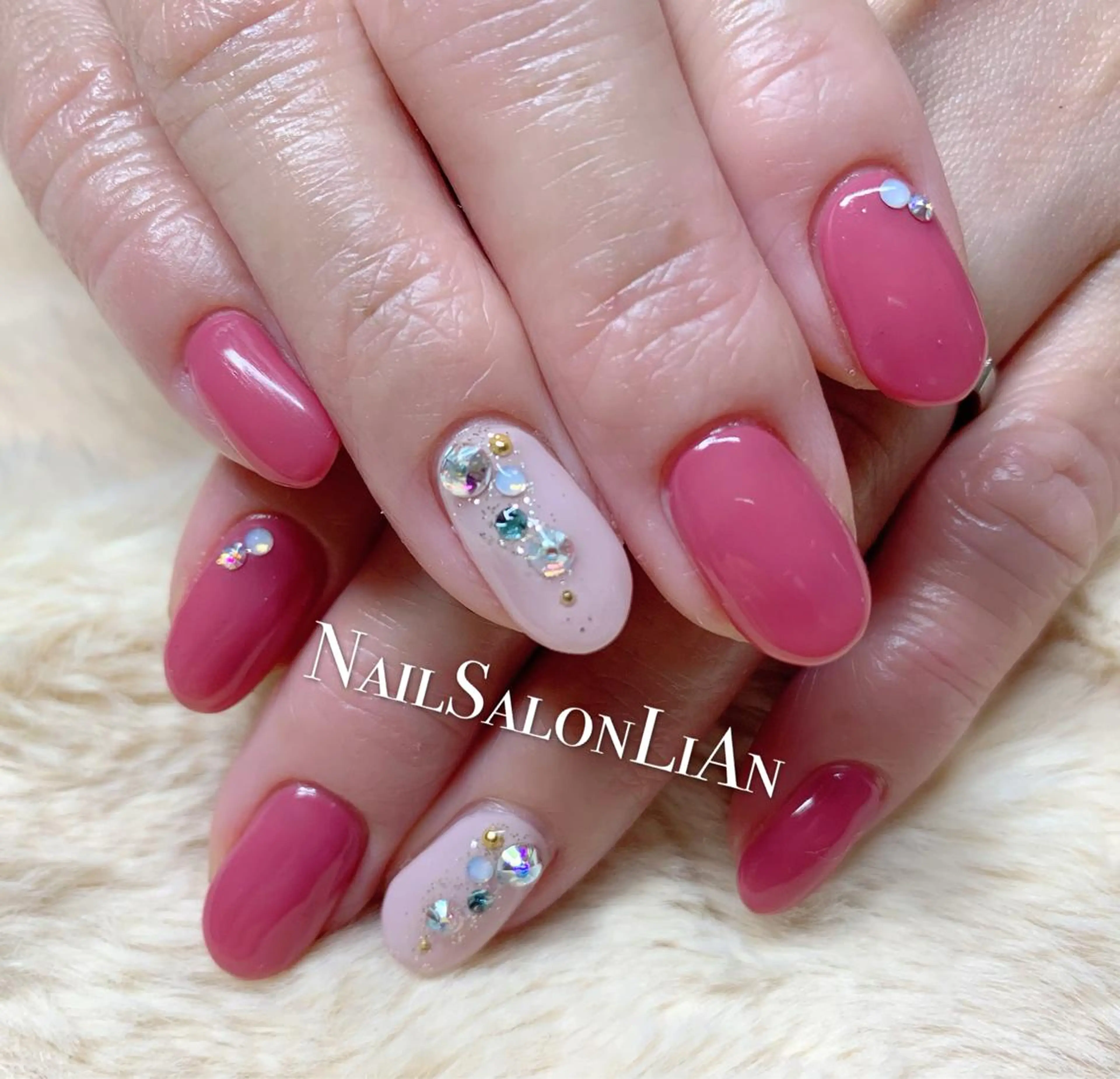 ネイル 持ち込み ハンドネイル NailSalon LiAnのネイルデザイン