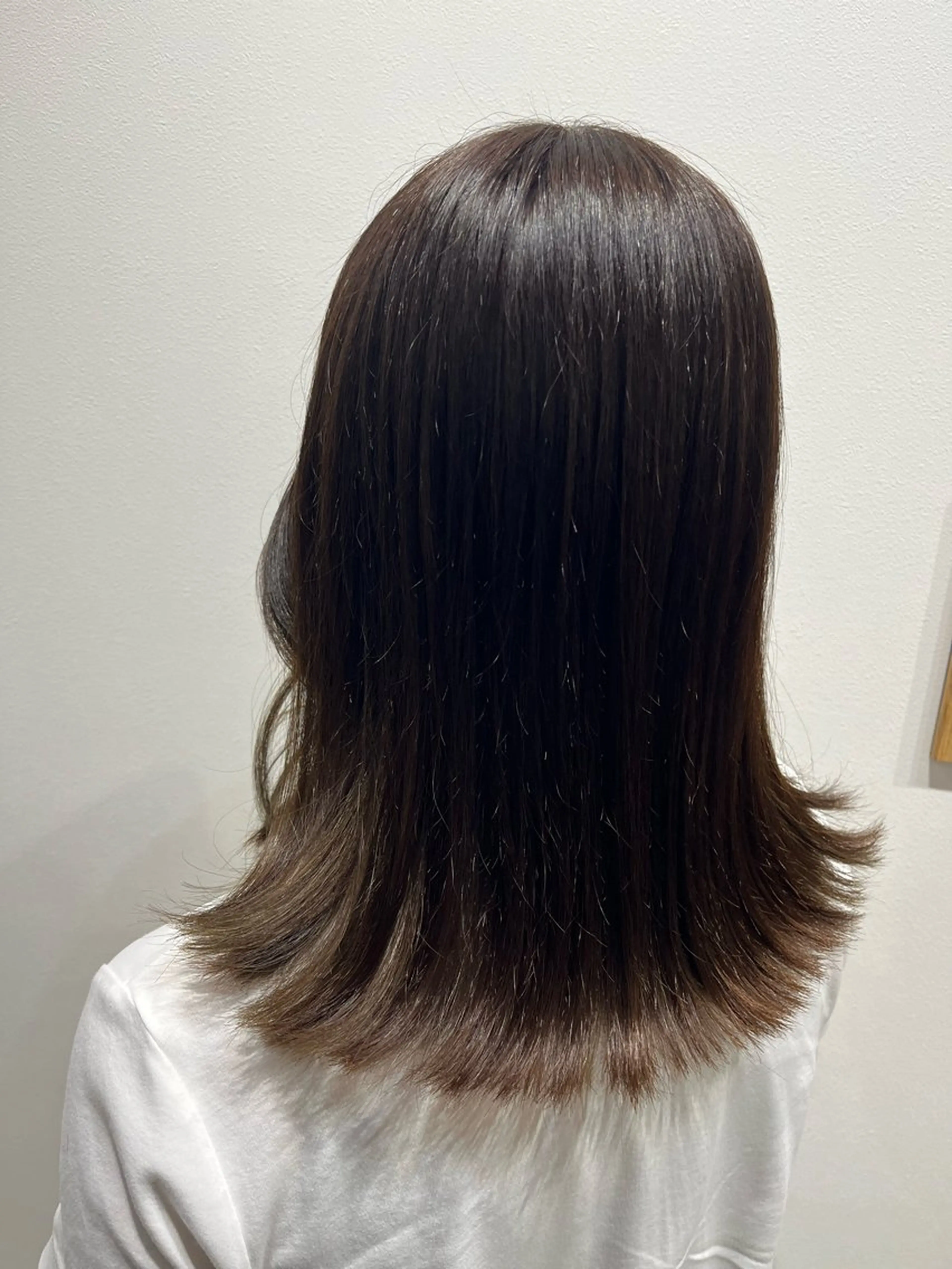 ミディアム カラー ベージュカラー オリーブベージュ ヘアカラー トリートメント 🫧ぷる艶カラー🫧 Yuubi🦩のヘアスタイル