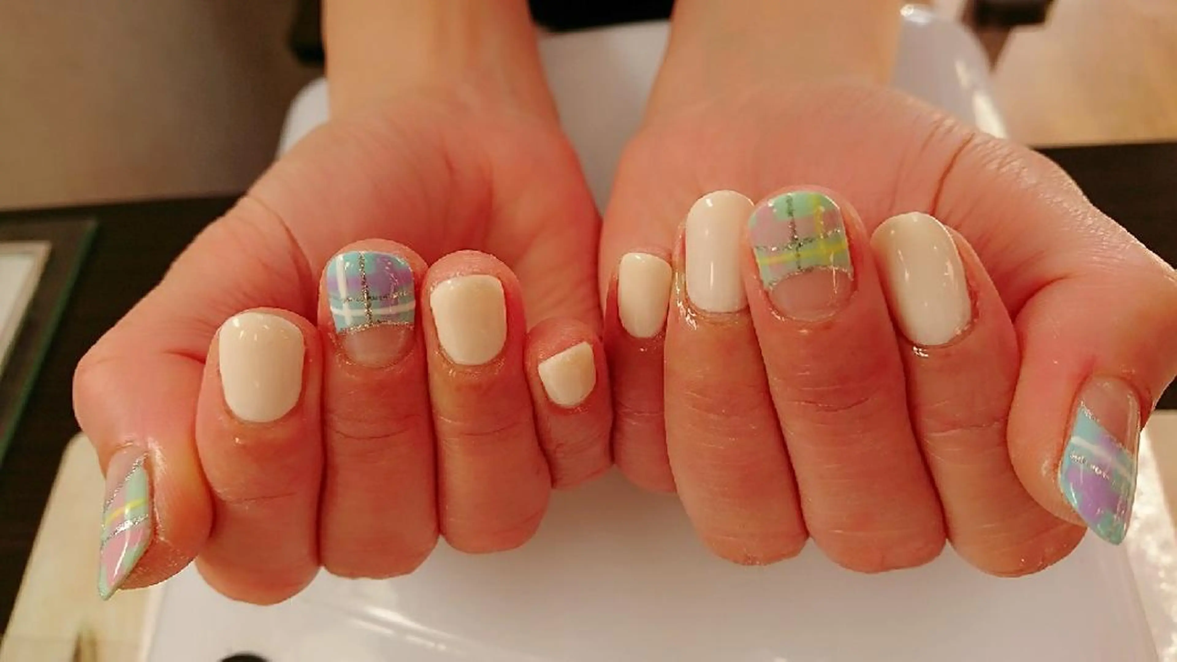 ネイル アートネイル シンプルネイル fujinail(バーバーフジノ)所属・藤野 智美のネイルデザイン