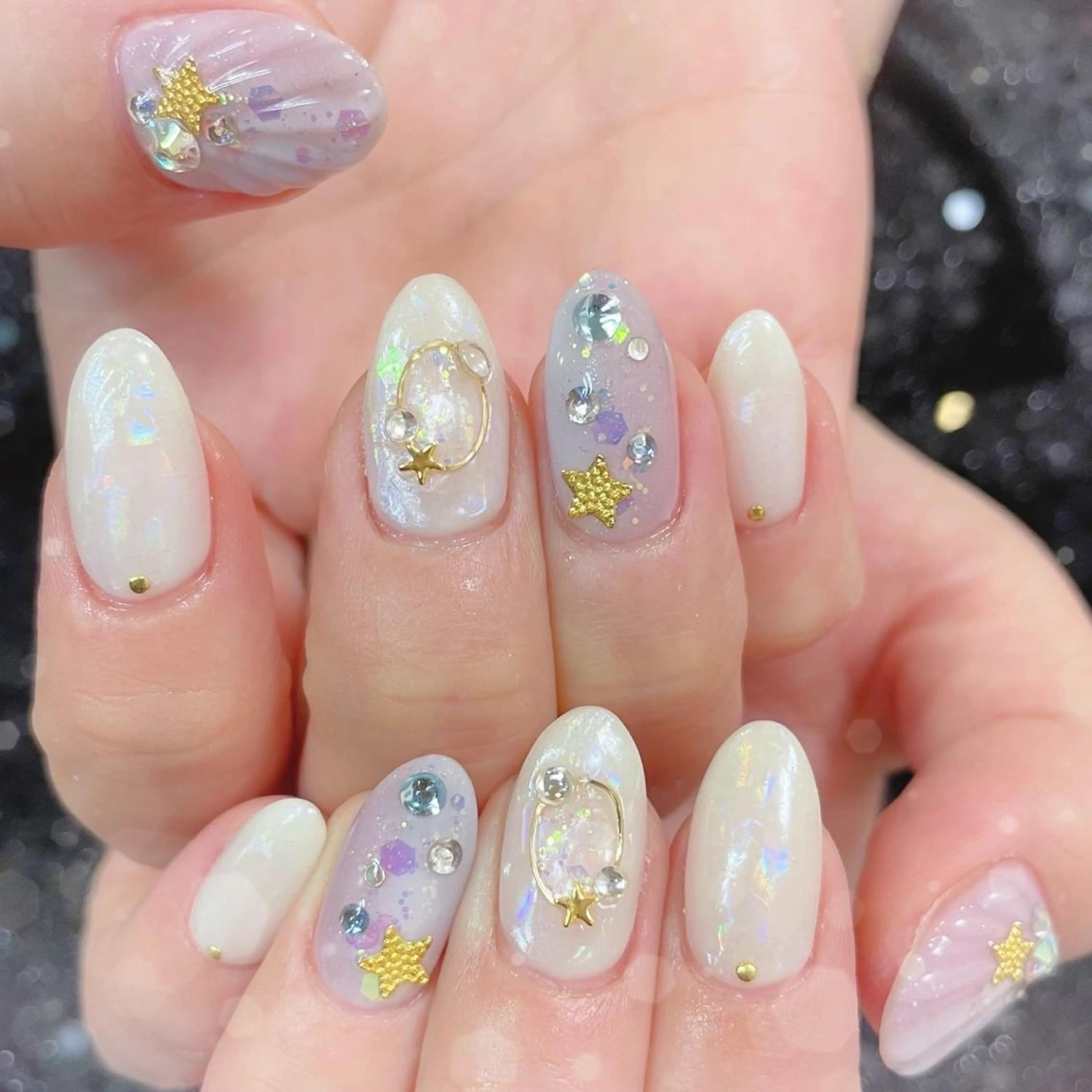 ネイル ハンドネイル ハンドケア MoON...❤︎ MeGuのネイルデザイン