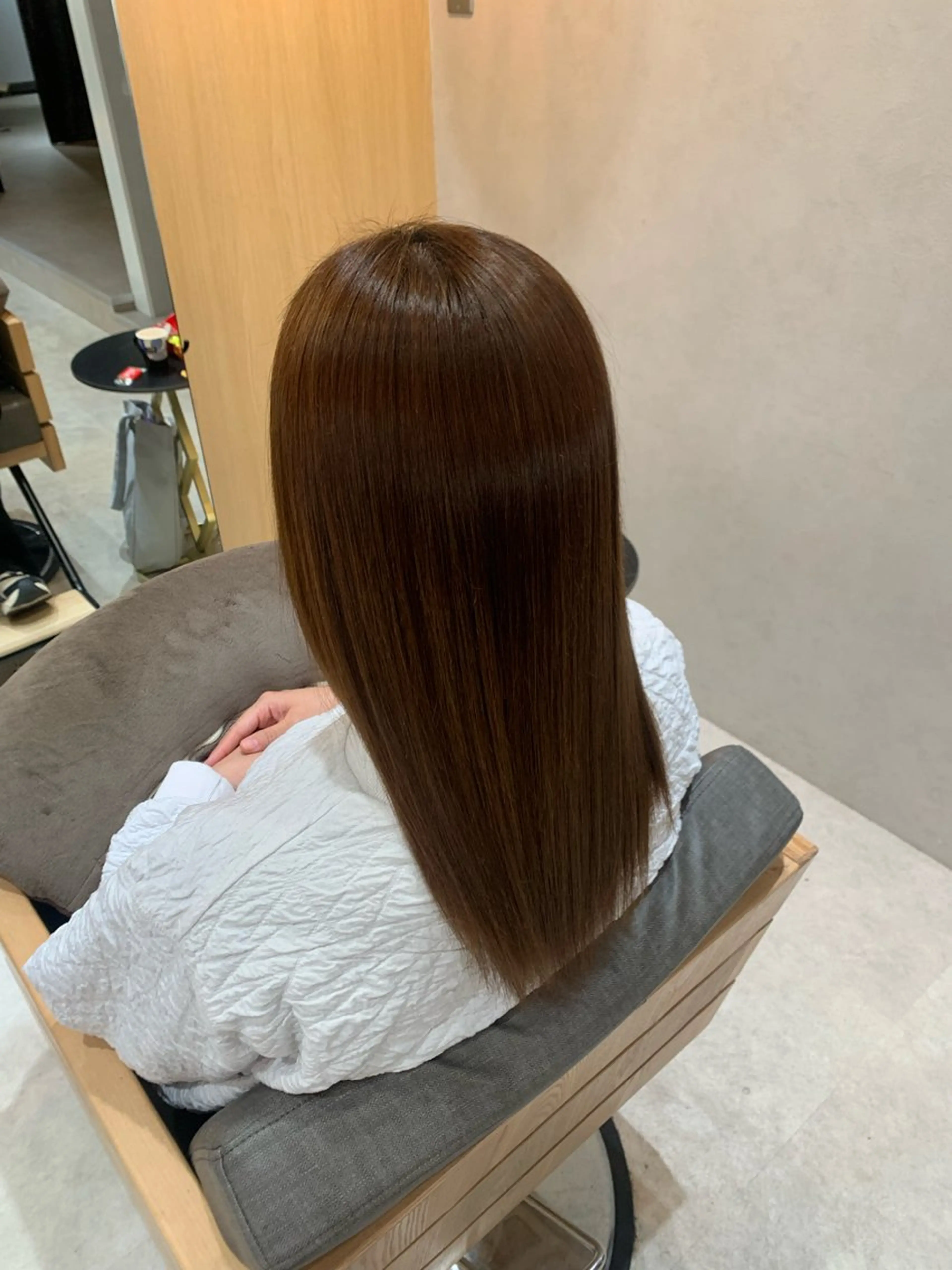 ロング 縮毛矯正 本多 永佳のヘアスタイル