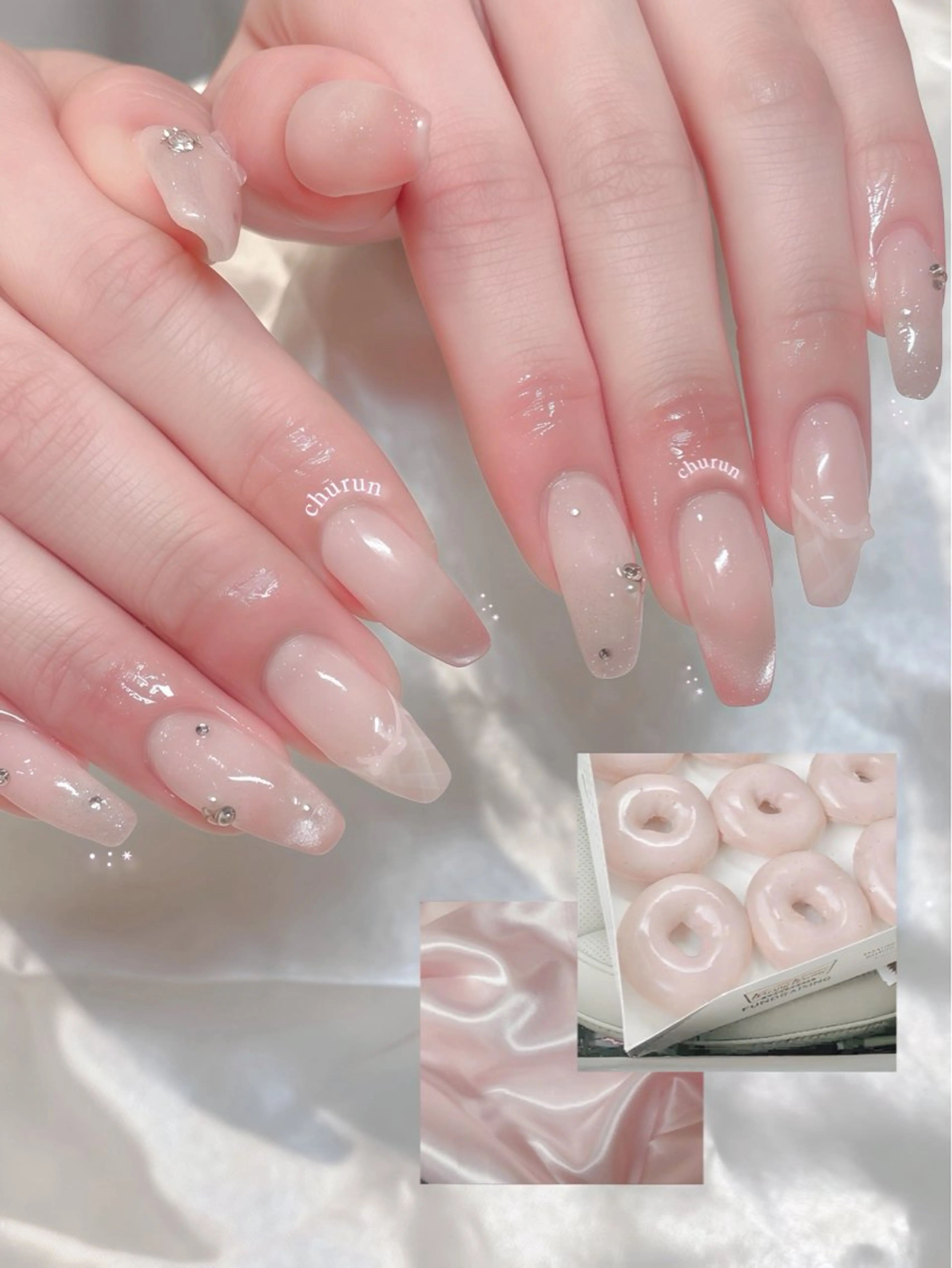 ネイル ジェルネイル オフィスネイル パラジェル シンプルネイル ハンドネイル H.Inoue パラジェル認定サロンのネイルデザイン