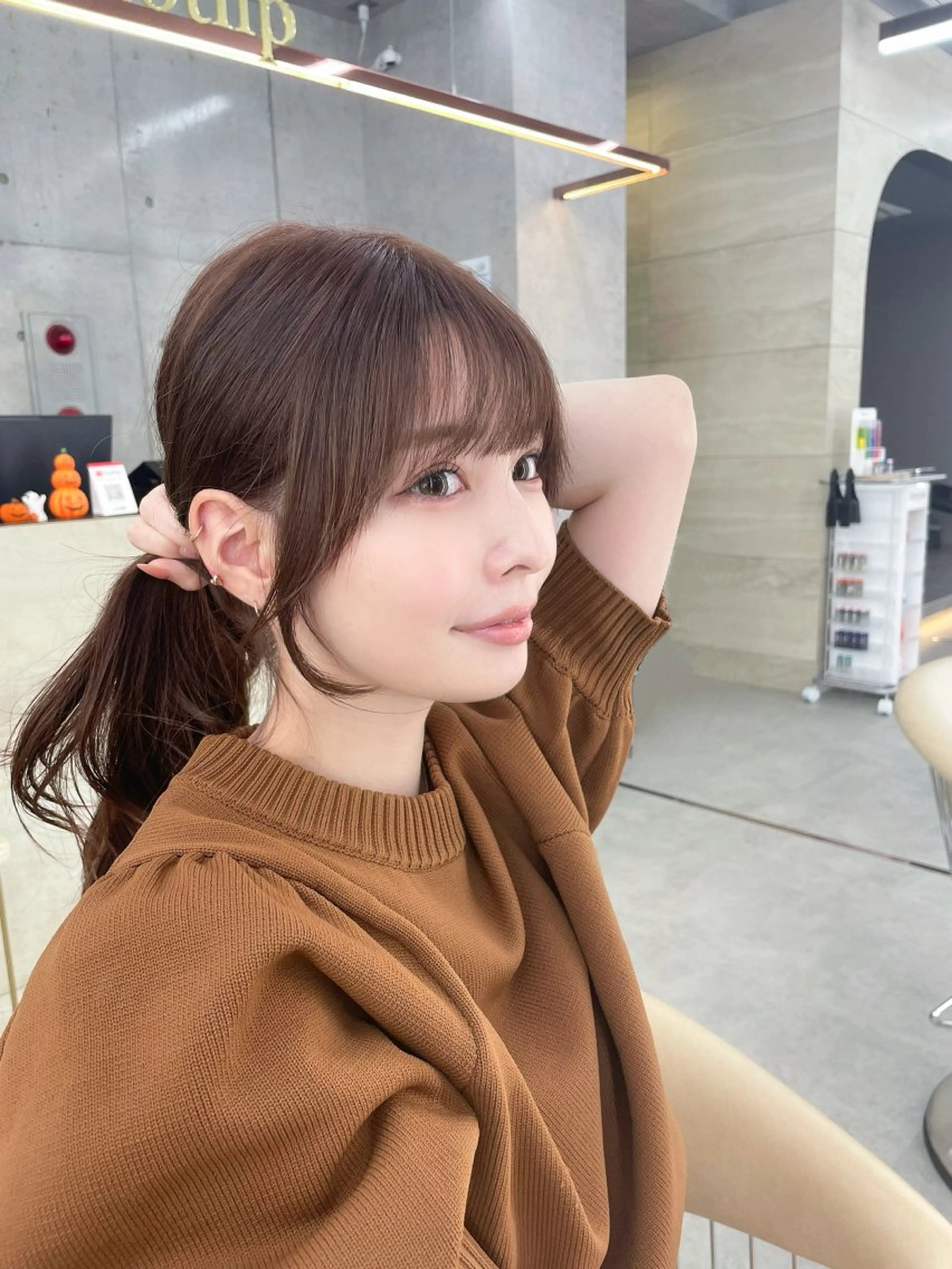 ロング カラー カット 韓国ヘア🇰🇷 レイヤー/芝春樹のヘアスタイル