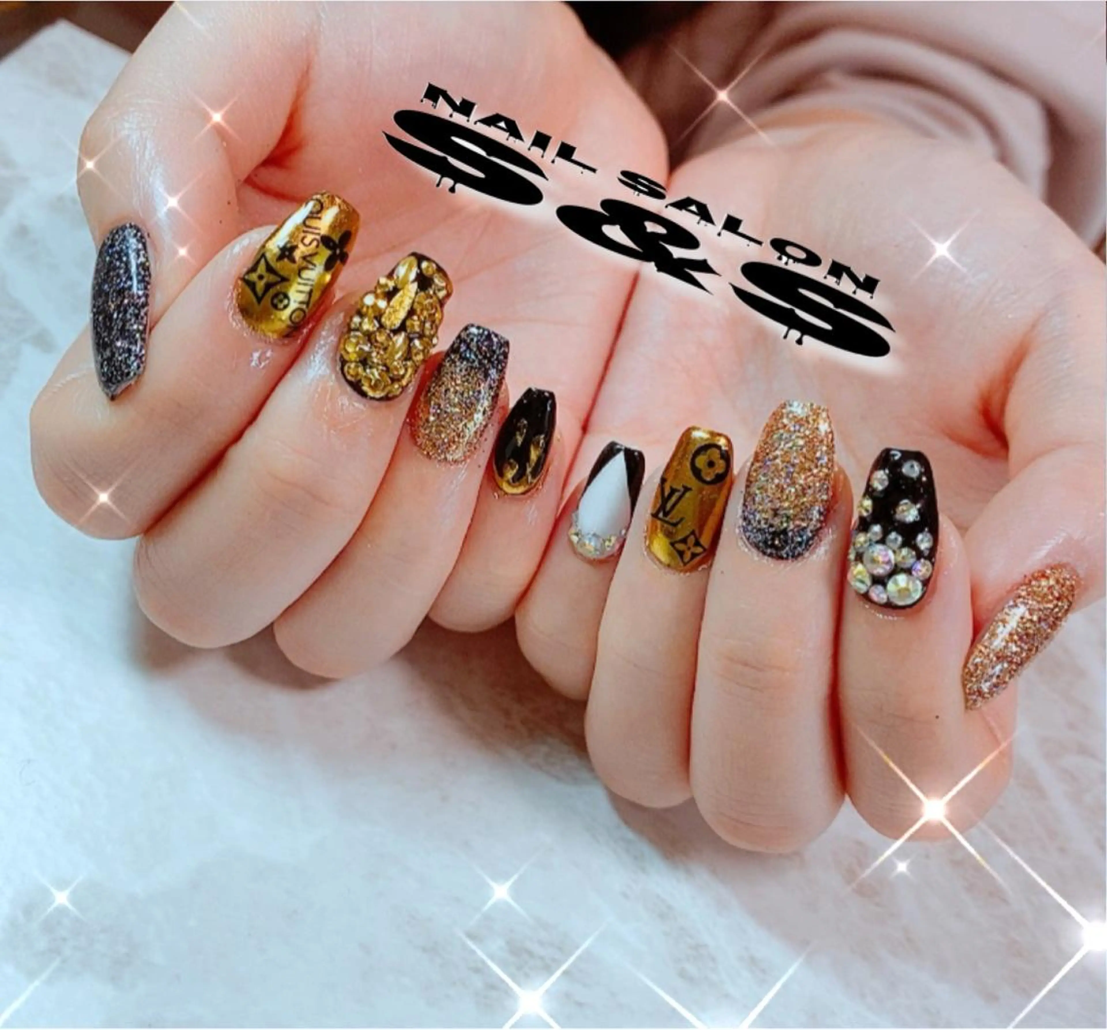 ネイル 長さ出し メンズネイル 持ち込み スカルプネイル S&S 村田小百合のネイルデザイン