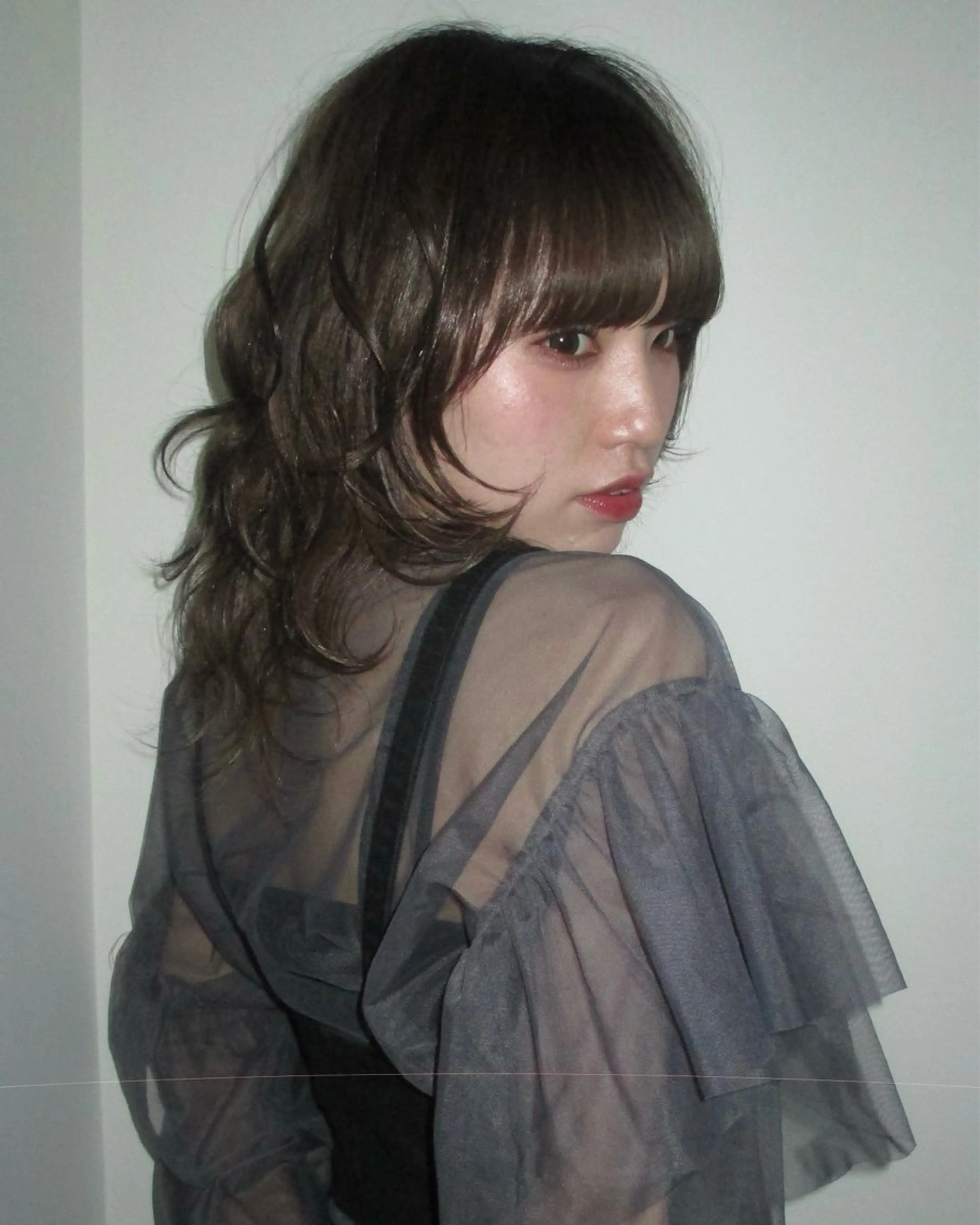 ミディアム カラー ヘアアレンジ minto/ 似合わせ/ハイトーンのヘアスタイル