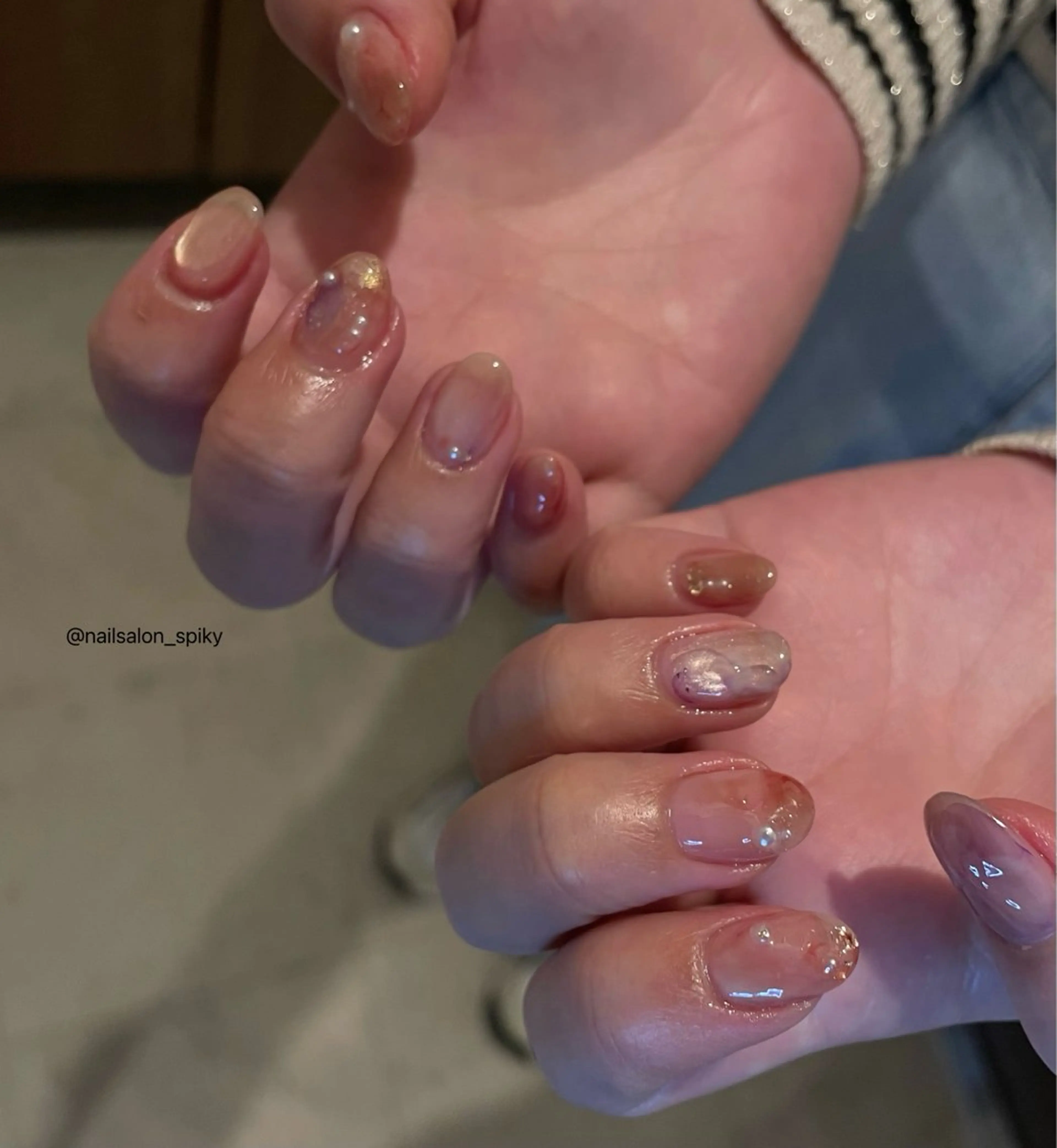 ネイル Spiky とうげ ふうかのネイルデザイン