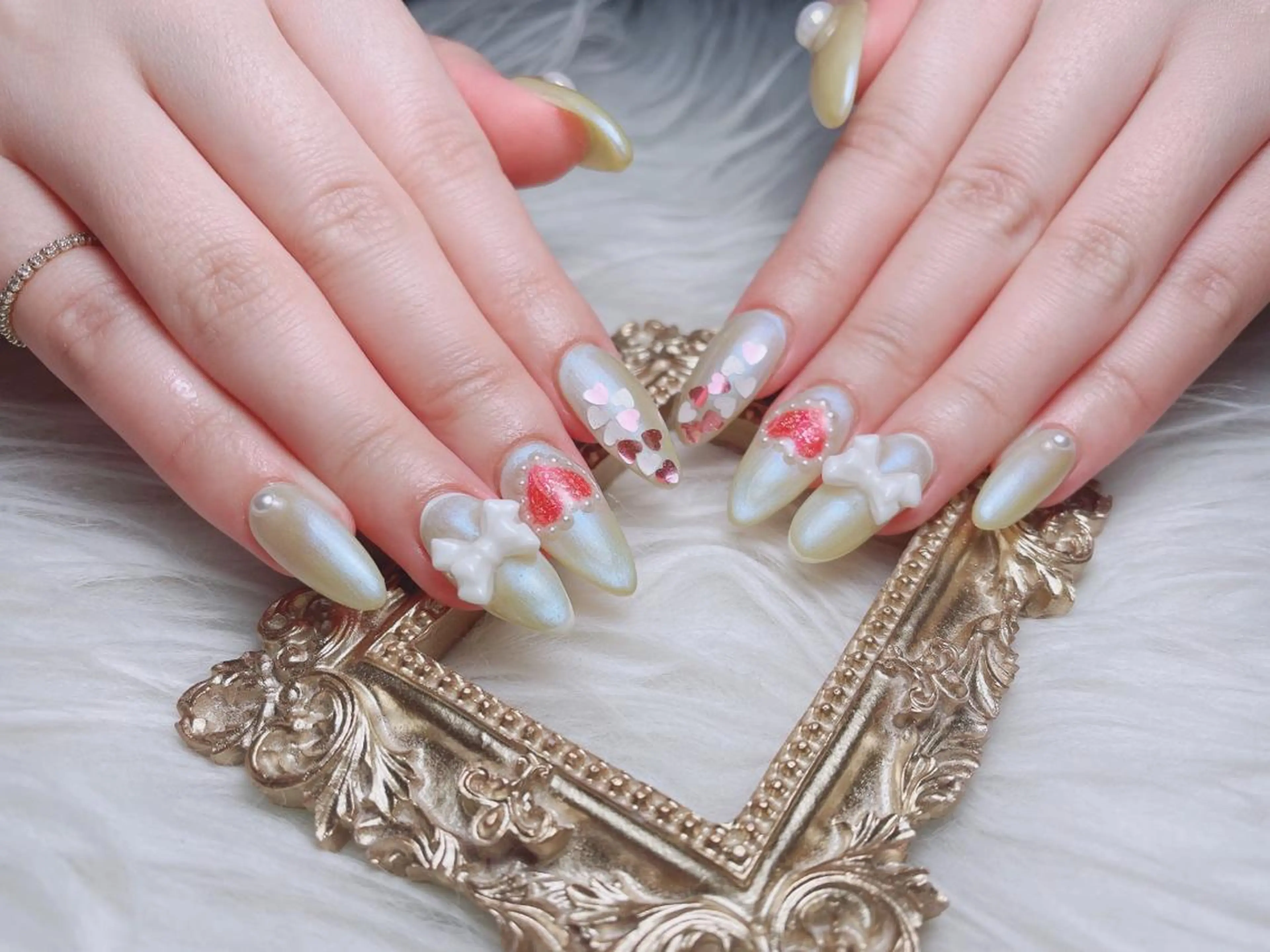 ネイル MiKi Nai池袋 長さだし得意のネイルデザイン