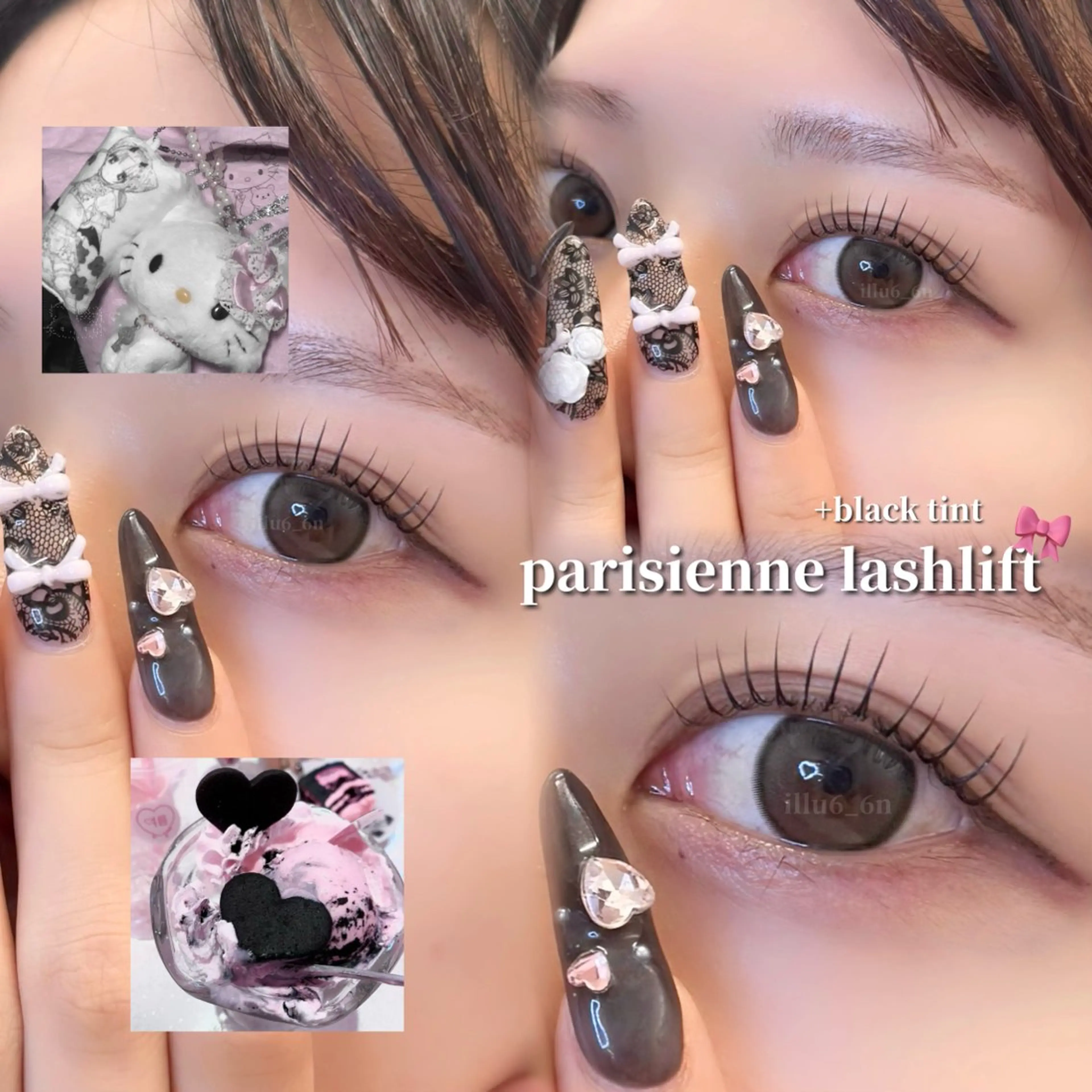 マツエク・マツパ マツパ emiri🍒 @illu6_6nのマツエク・マツパデザイン