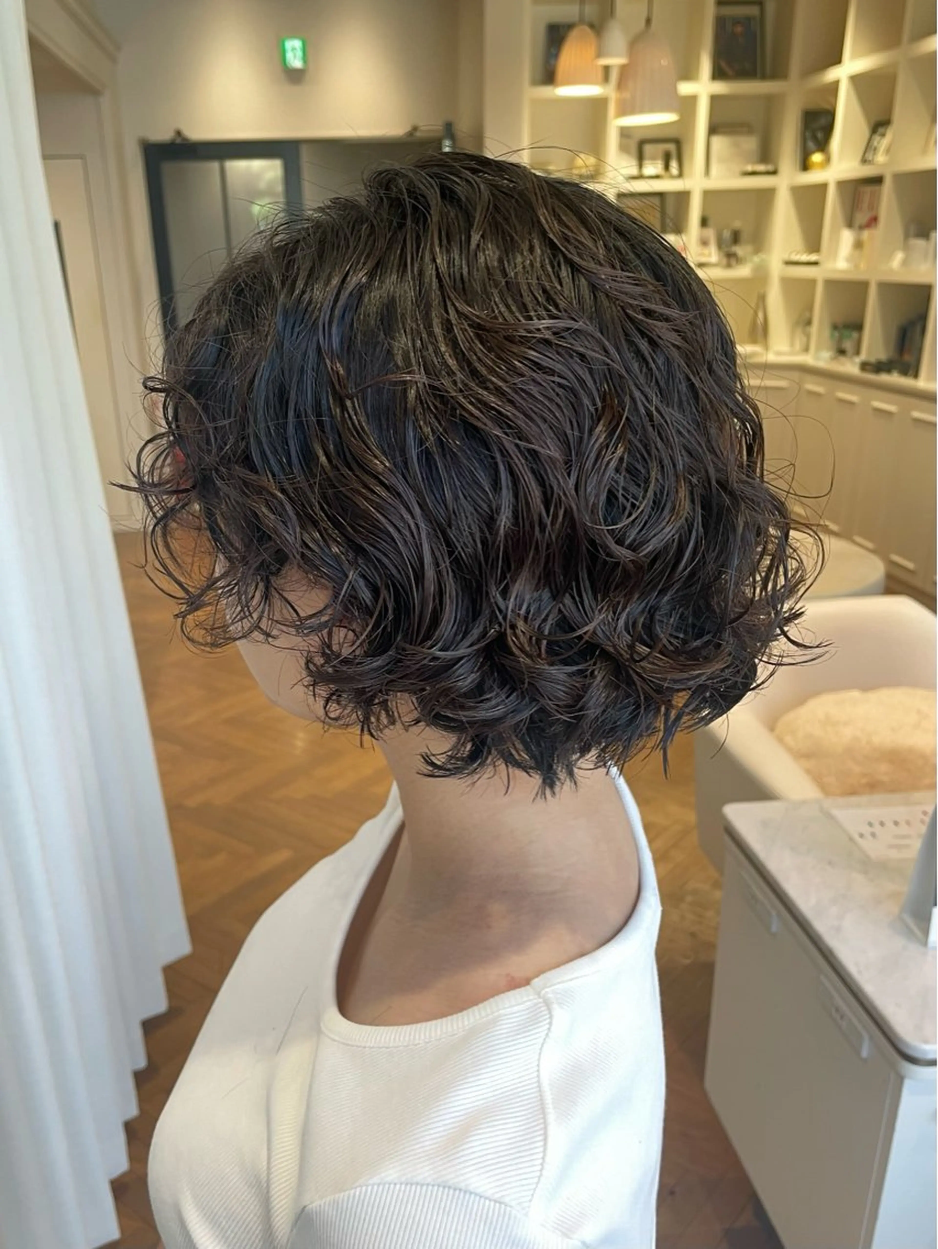 ショート パーマ カット パーマ ELLE salon サエのヘアスタイル