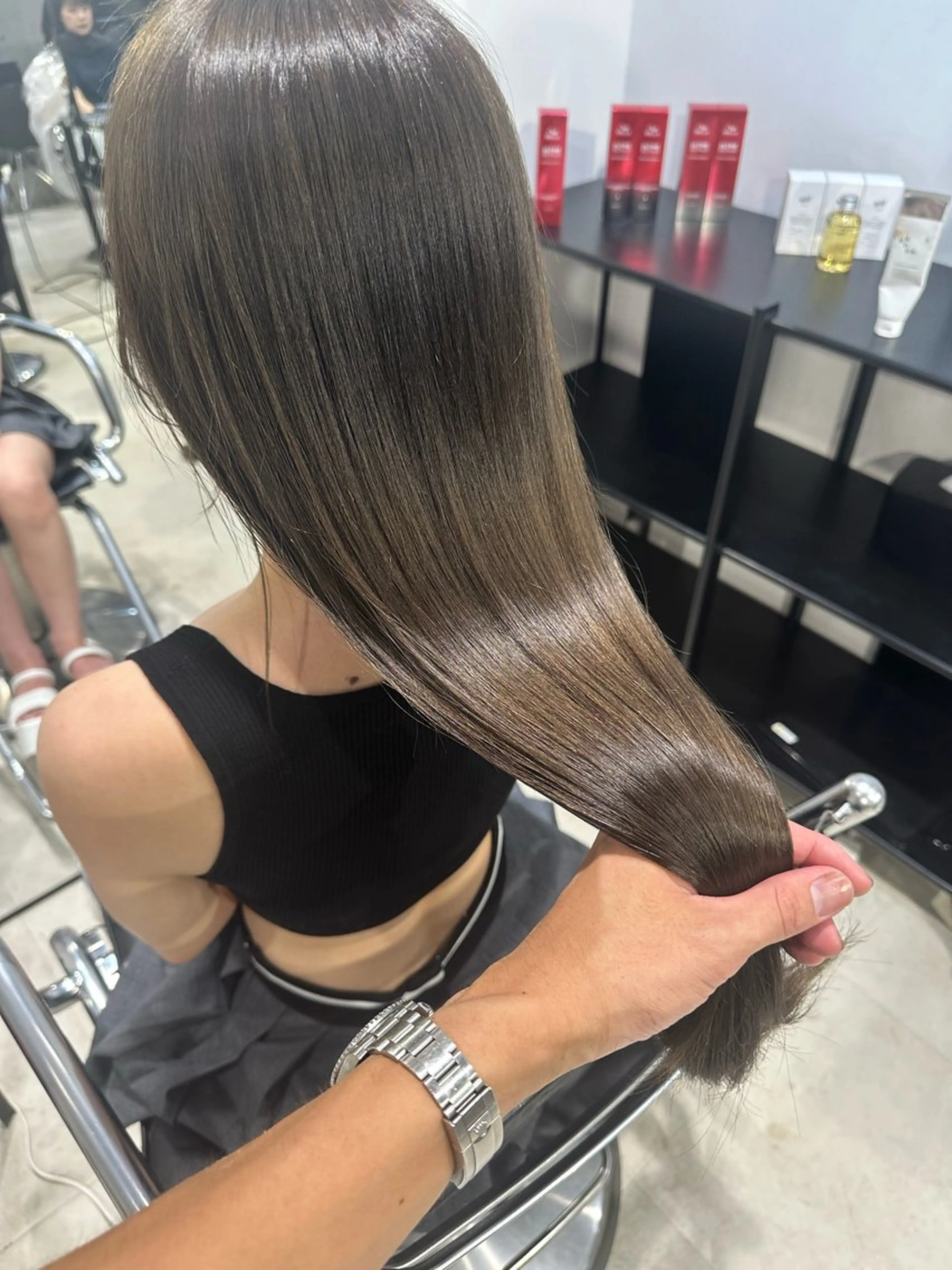 【艶カラー🫧】ワンカラー➕ディープレイヤー3stepトリートメント🌟の写真