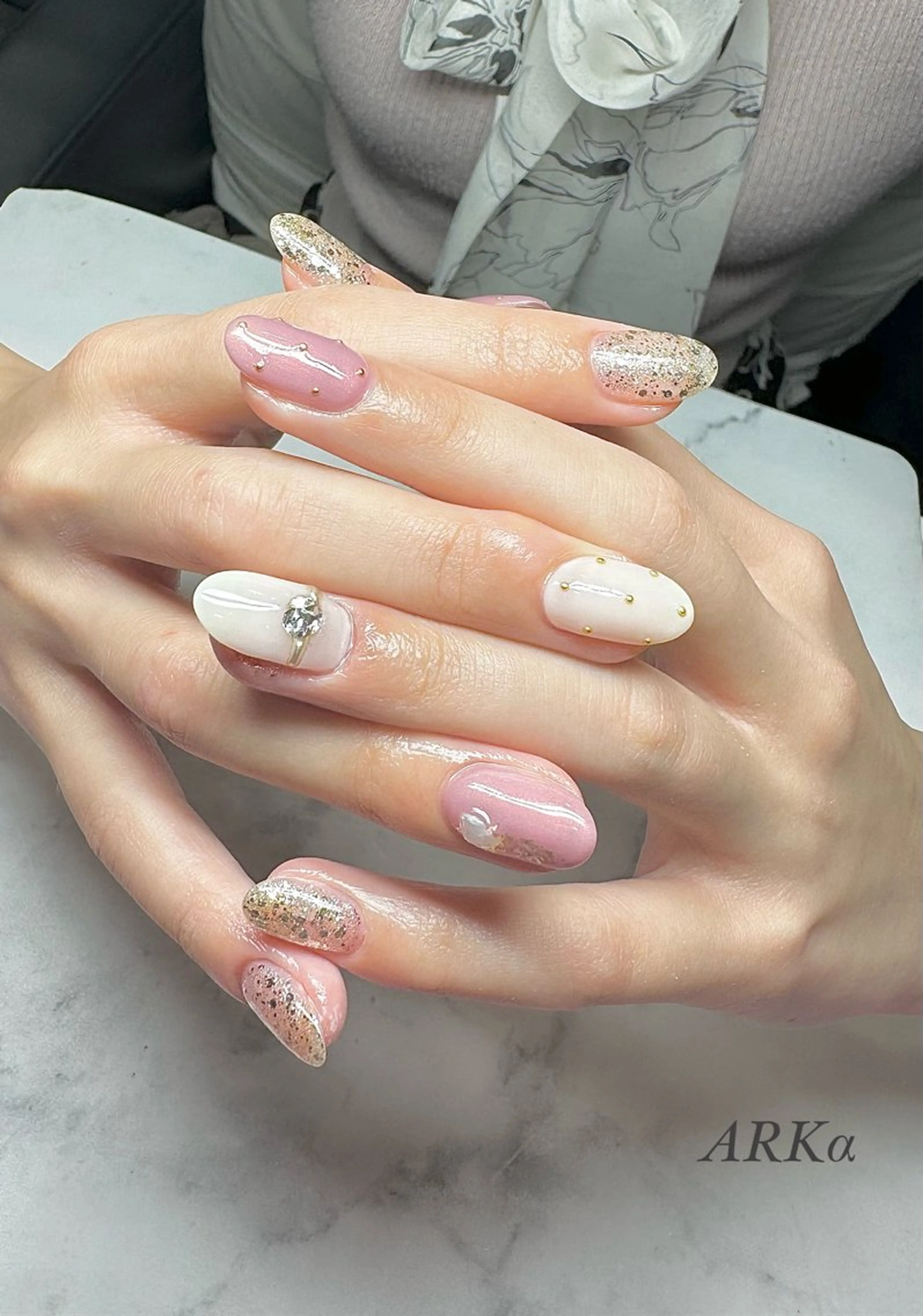 ネイル ハンドネイル Nailsalon ARKαのネイルデザイン