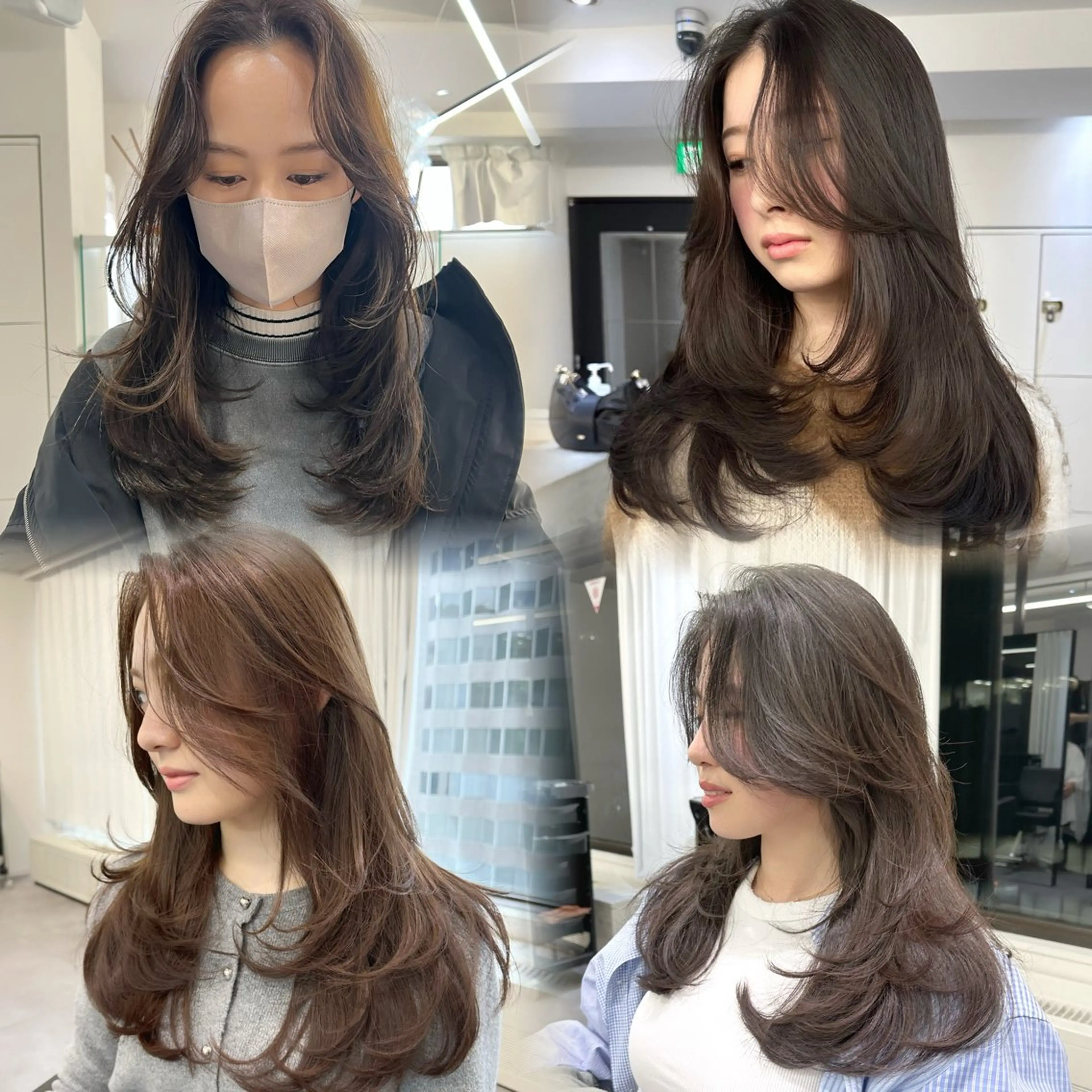 ロング AHNKISM所属・トレンド🌷 ボブ　パーマ🩰のヘアスタイル