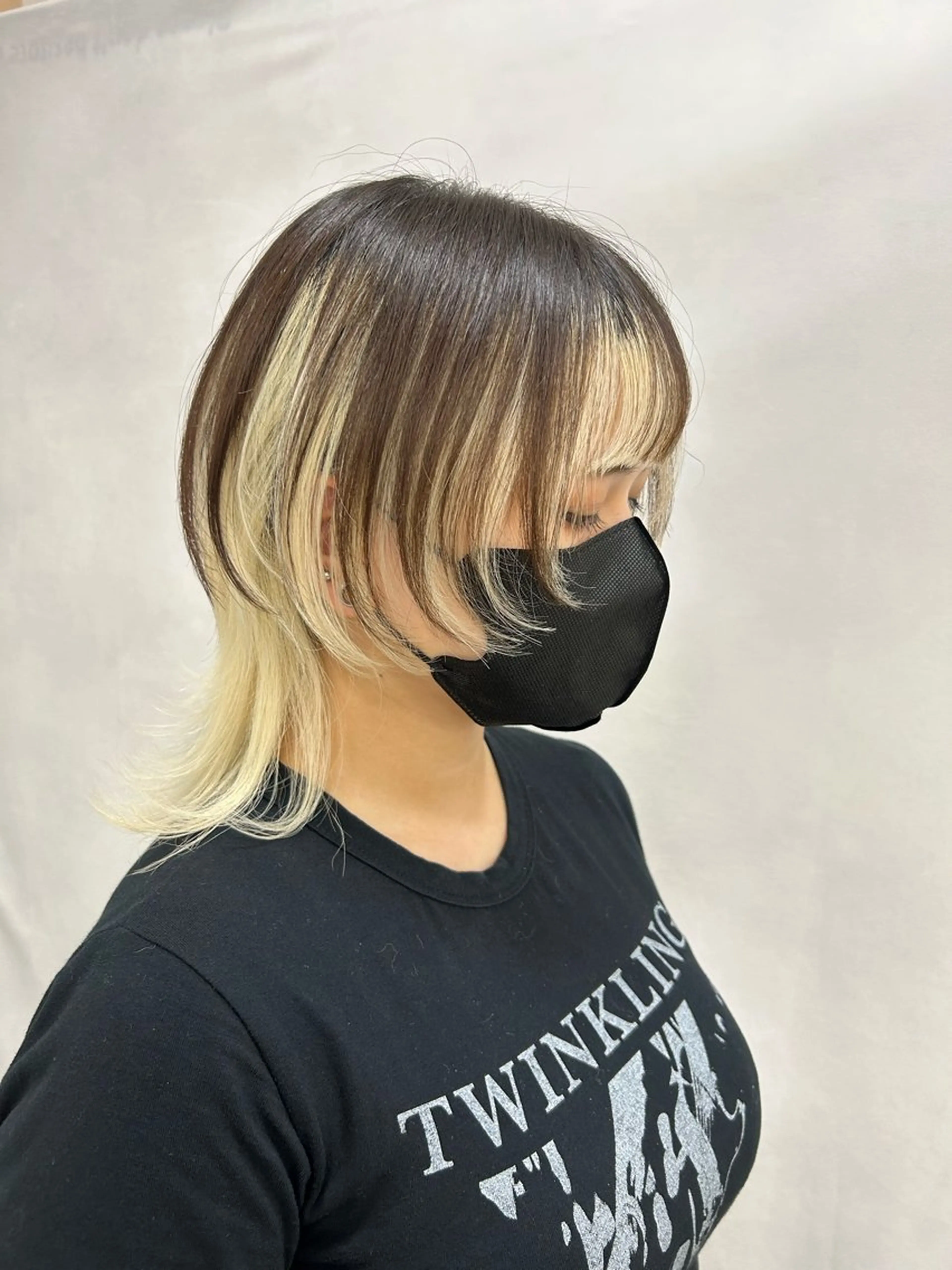 ミディアム ツヤハイトーン/ レイヤー💫mayuのヘアスタイル