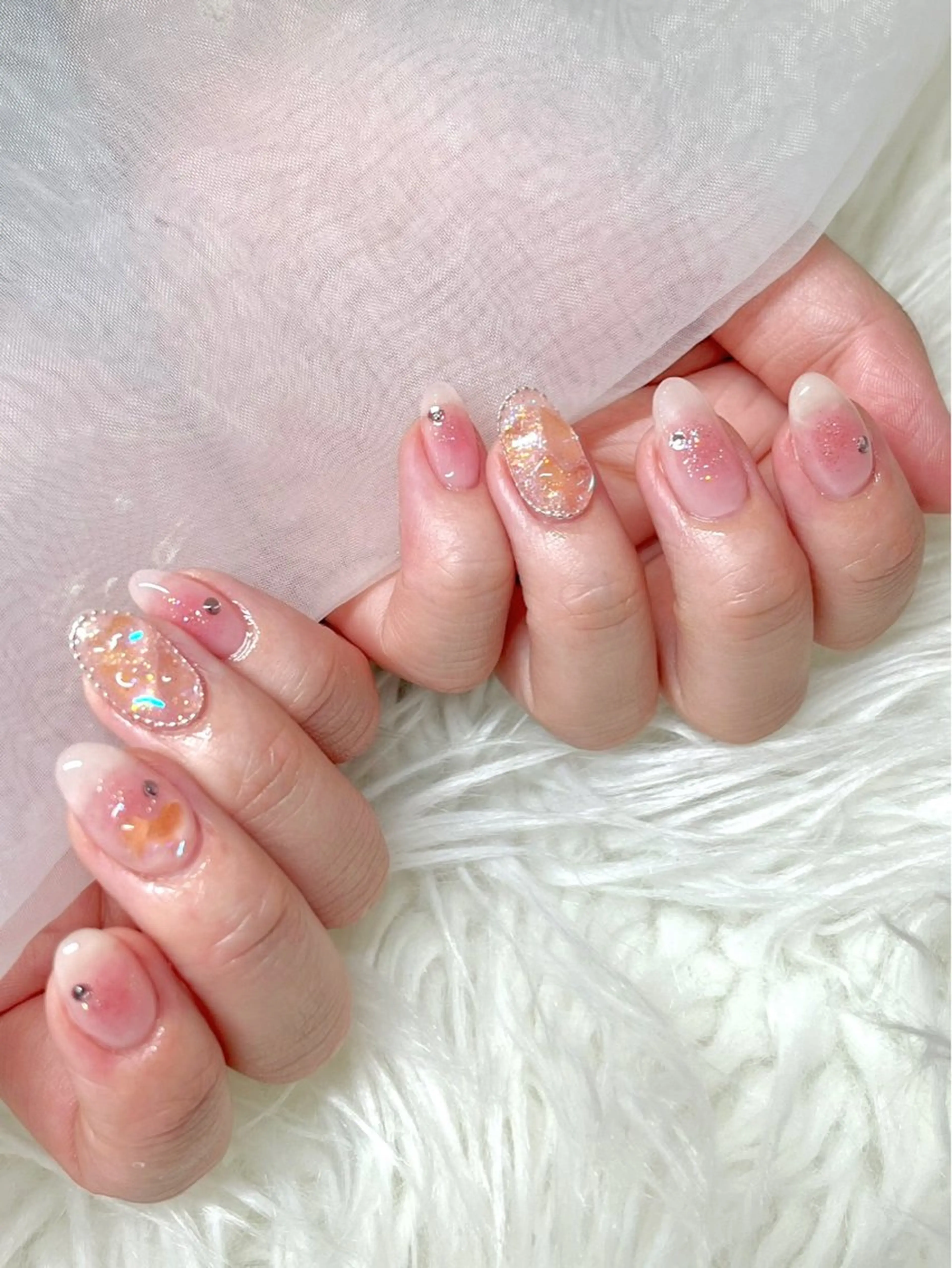 ネイル ハンドネイル nailsalon Lithos所属・nailsalon Recontreのネイルデザイン