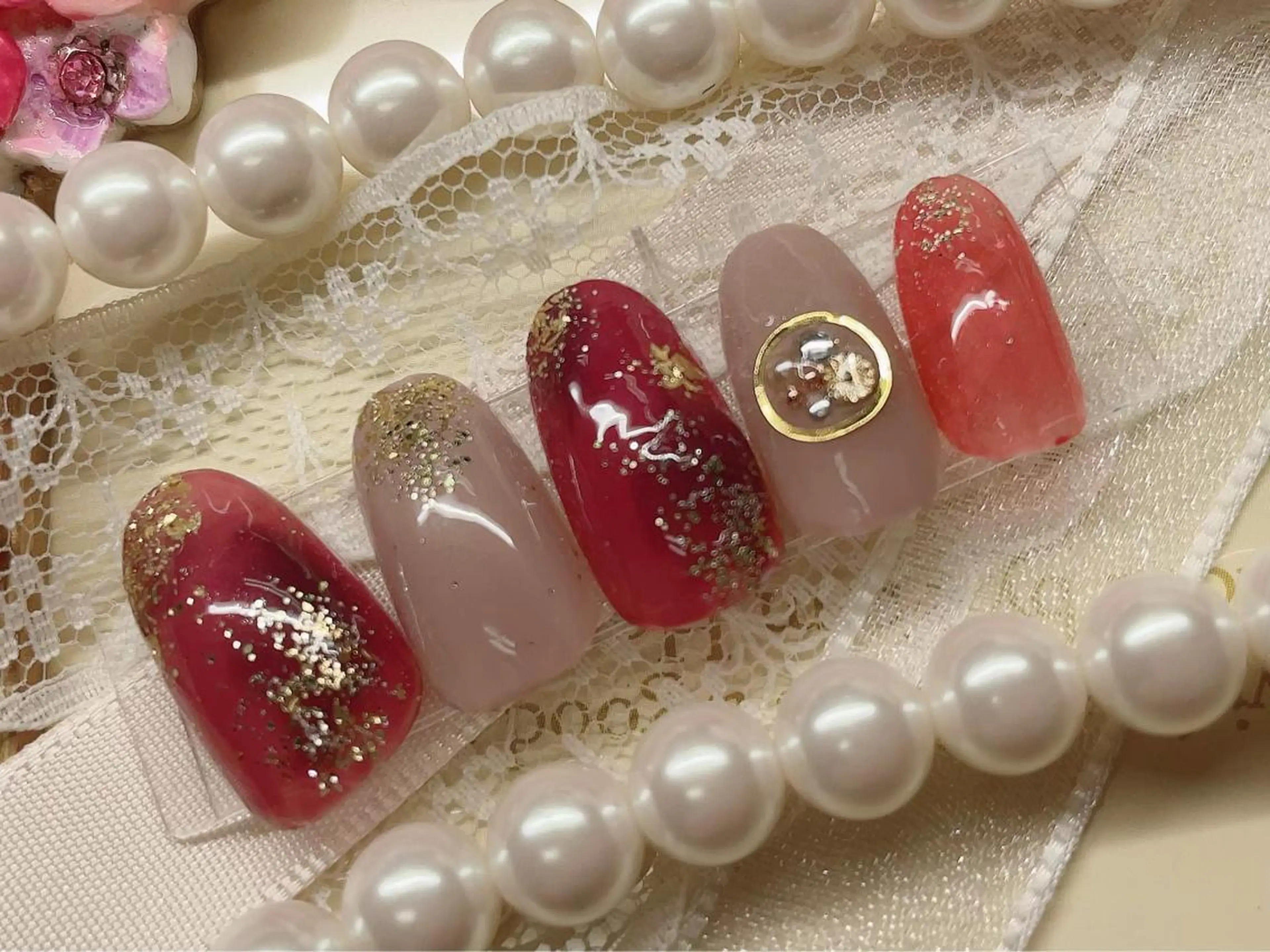 ネイル 芦辺 香奈のネイルデザイン