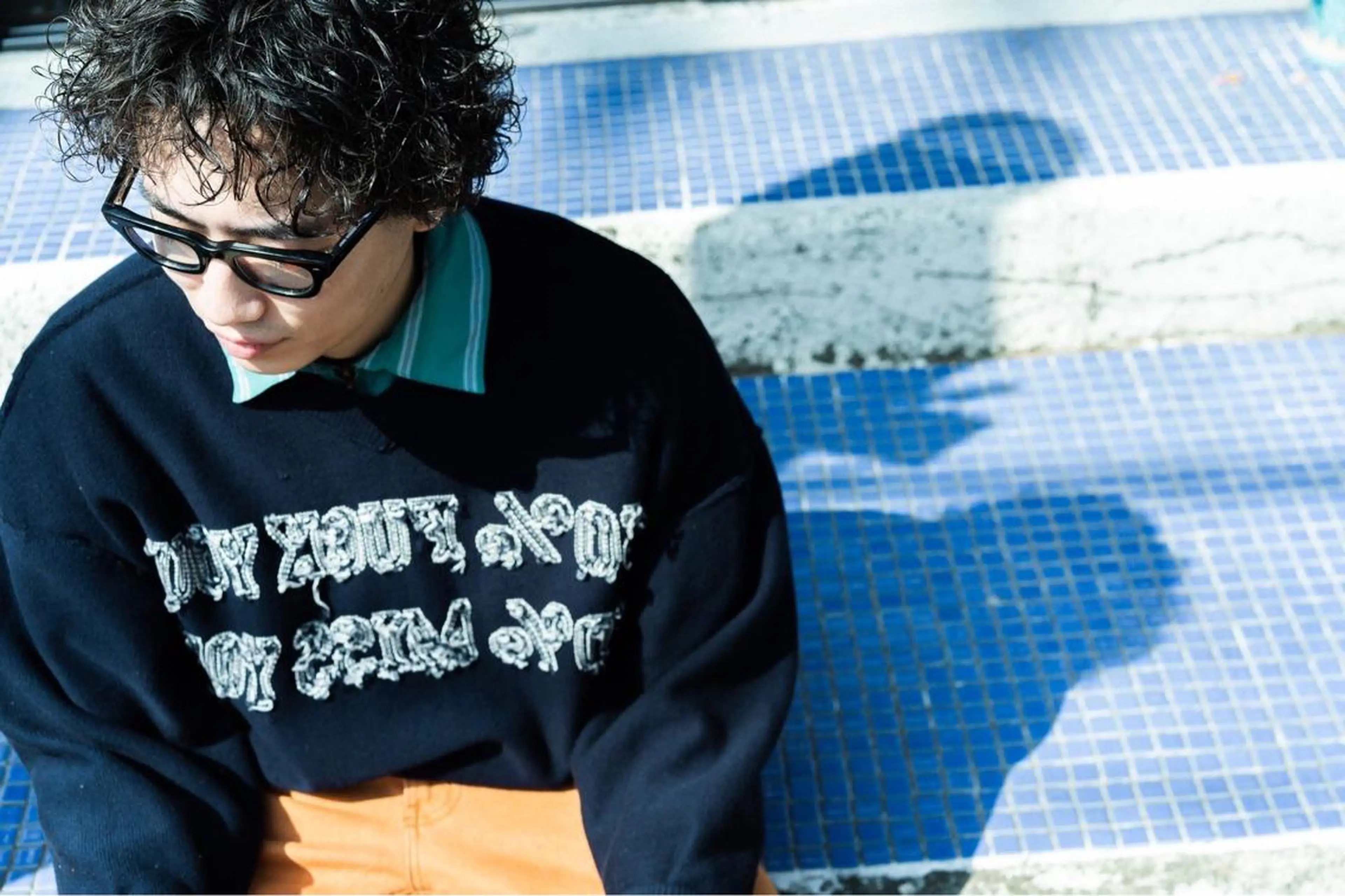 ショート パーマ メンズ カット パーマ 渕向 克海のヘアスタイル