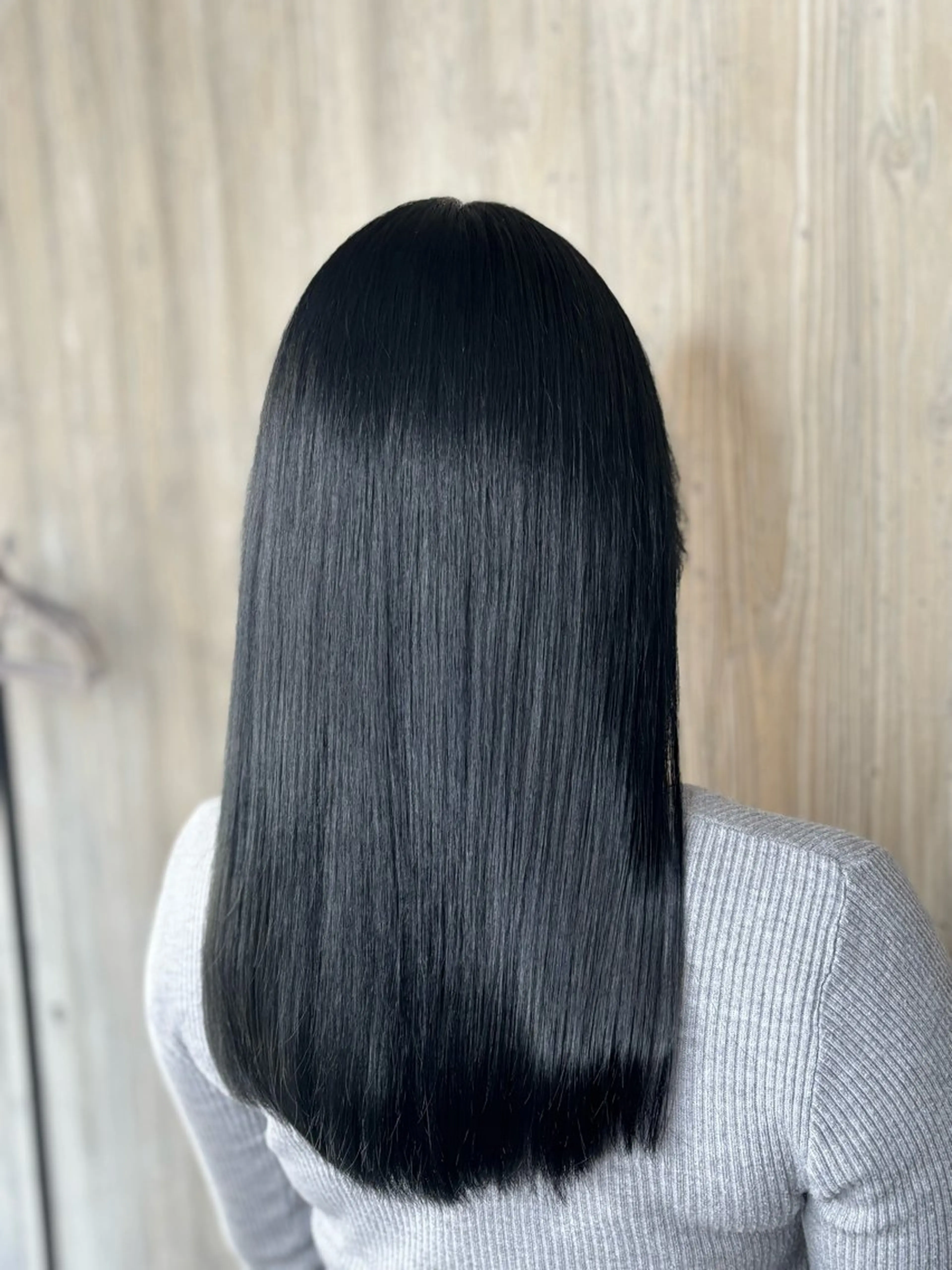 セミロング カット 縮毛矯正 トリートメント afeel belta所属・西岡 乙花のヘアスタイル