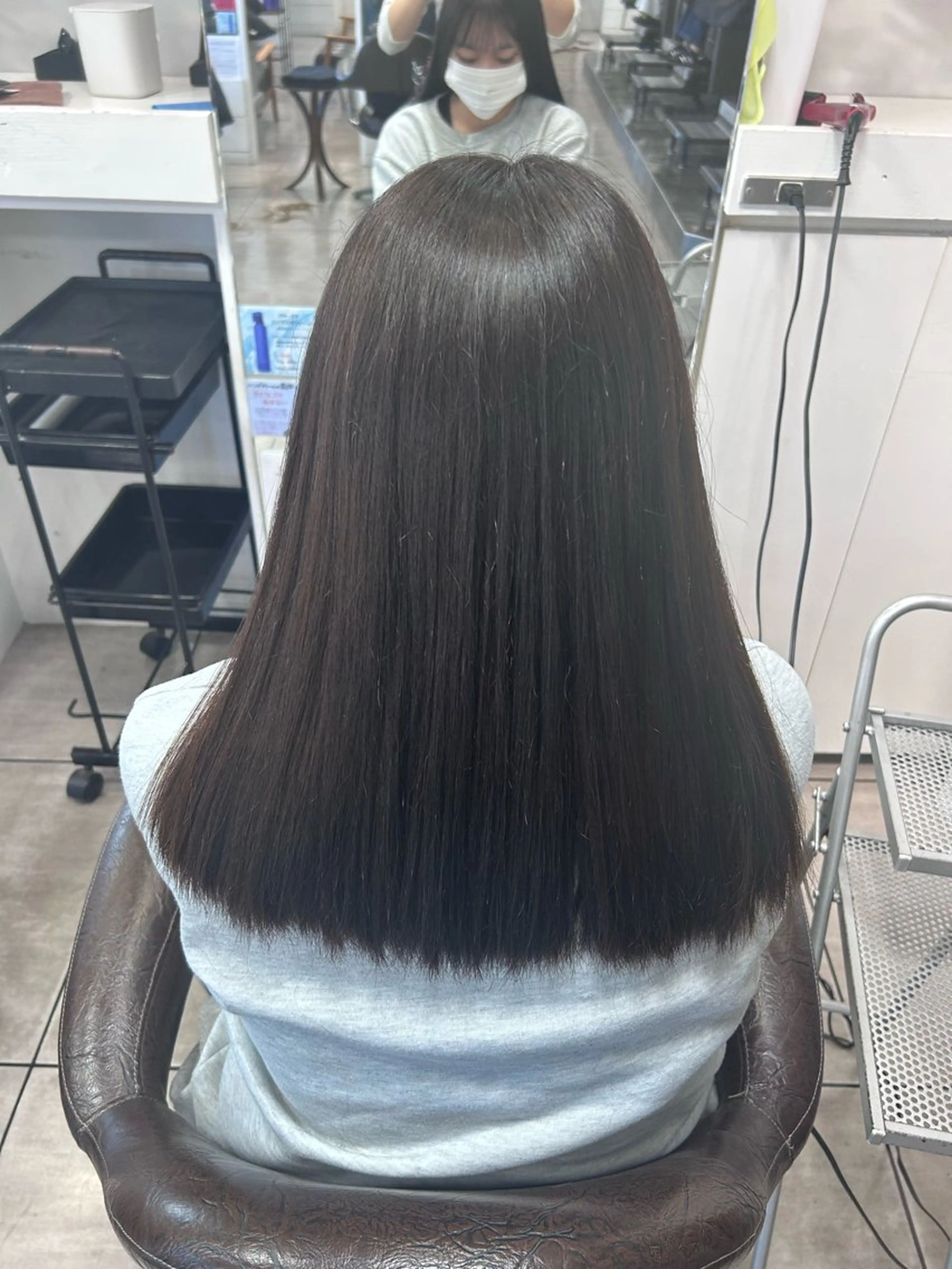 ロング カラー ブラウンカラー ロング ヘアカラー トリートメント 🎀艶カラー🎀 よしいあまねのヘアスタイル
