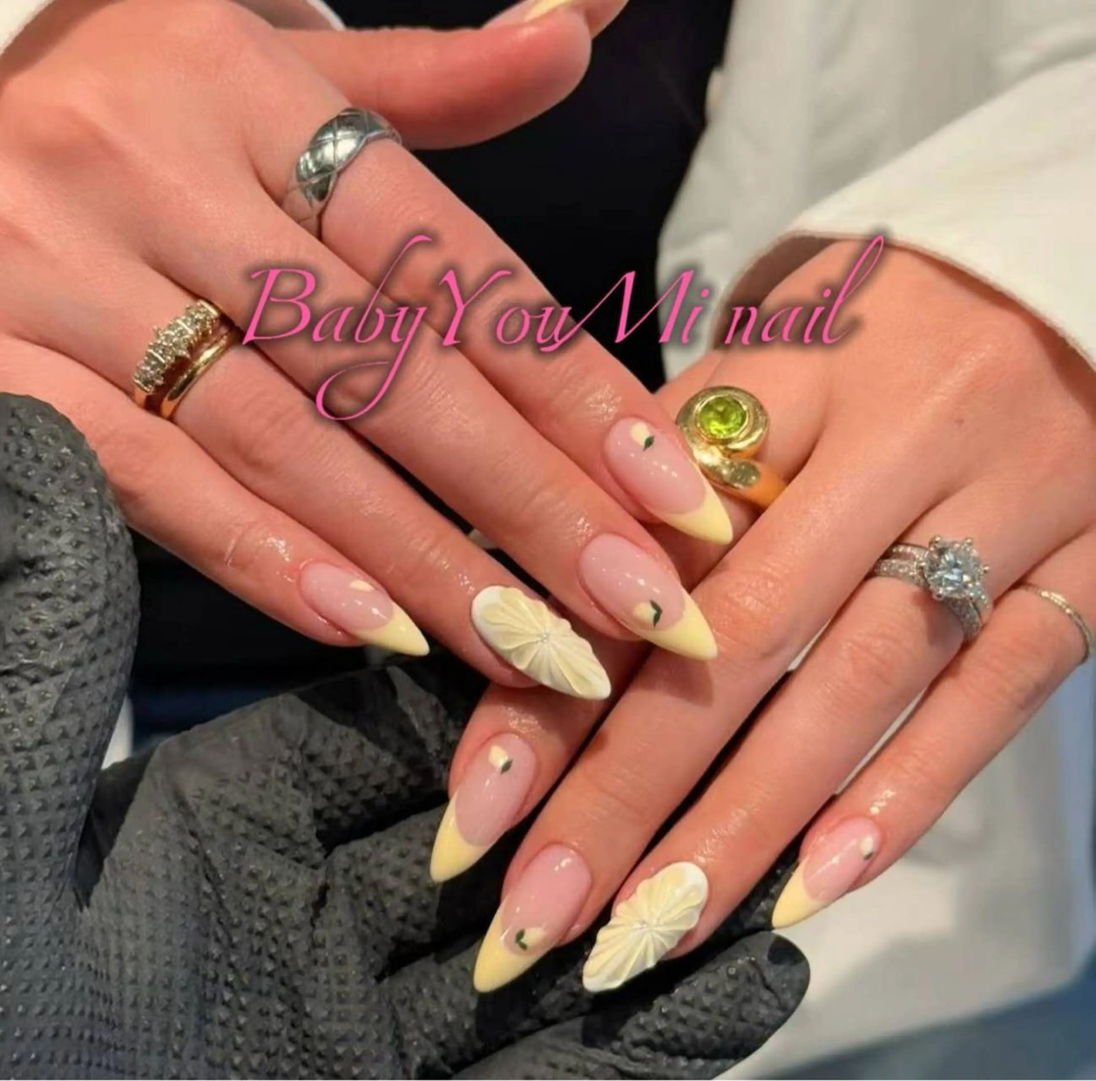 ネイル オーロラネイル フラワーネイル フットネイル フレンチネイル ジェルネイル ハンドネイル 相沢 さやかのネイルデザイン