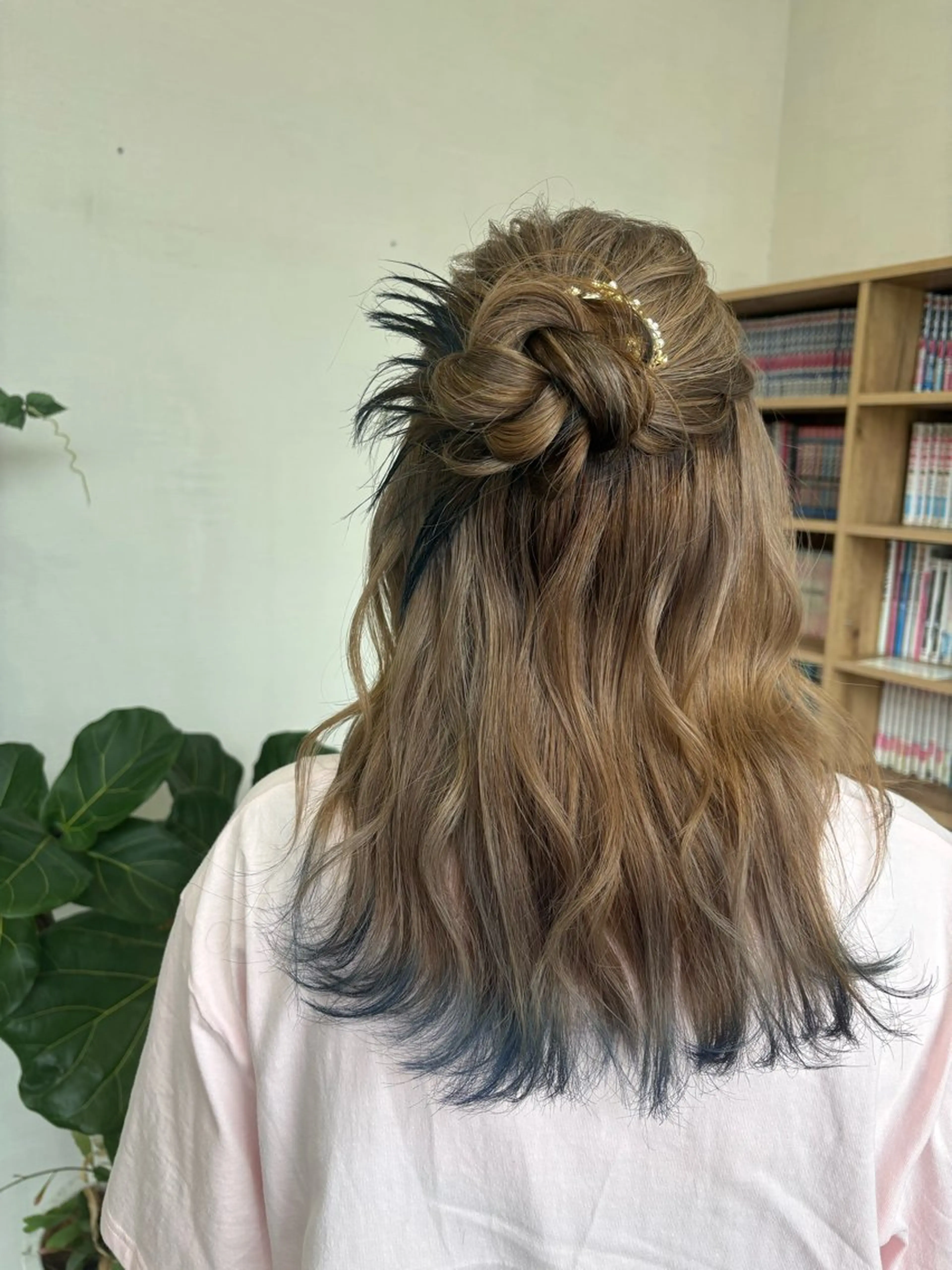 セミロング ヘアカラー N-plants 楓のヘアスタイル