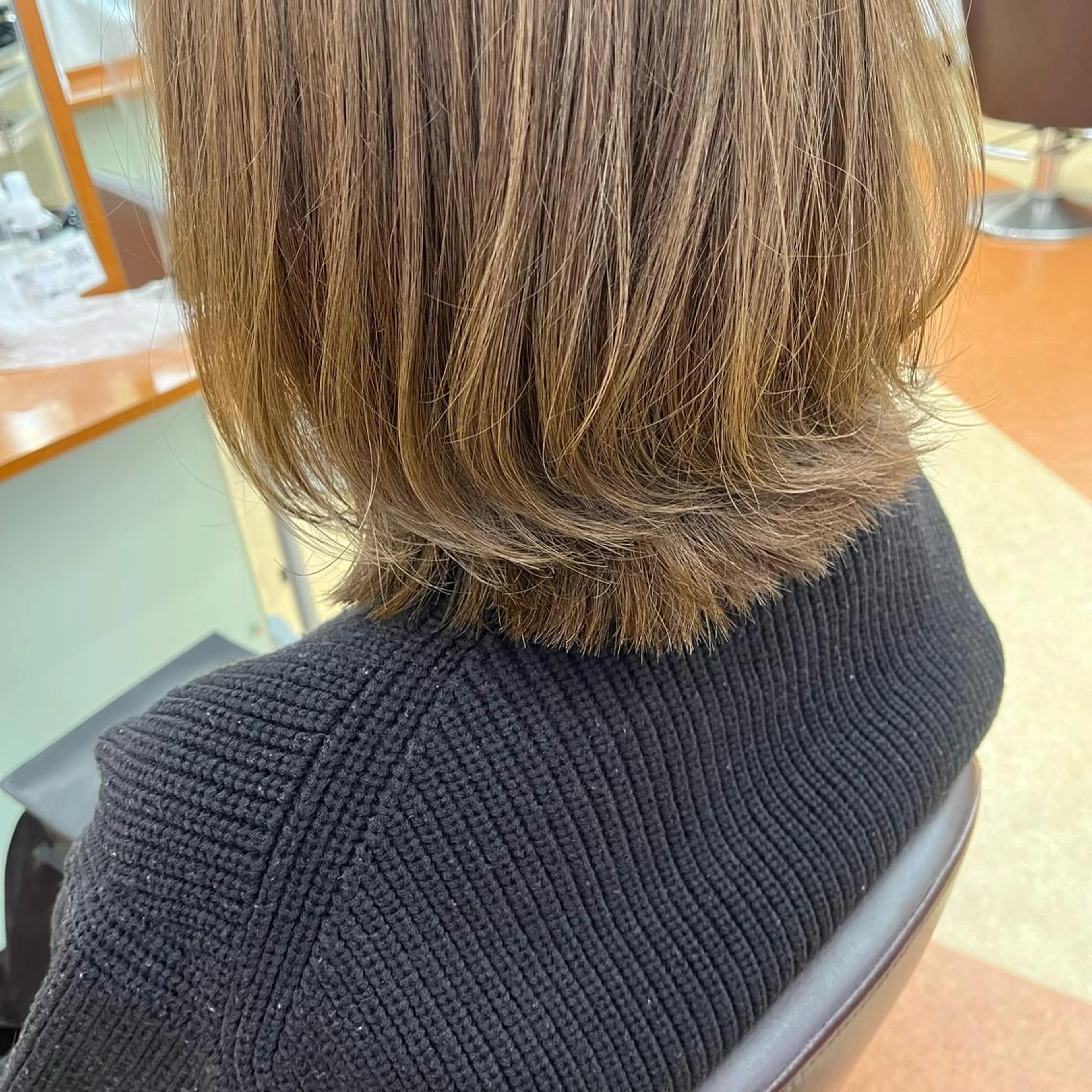 セミロング カラー 【ニュアンスカラー・ 髪質改善】スズキカナのヘアスタイル