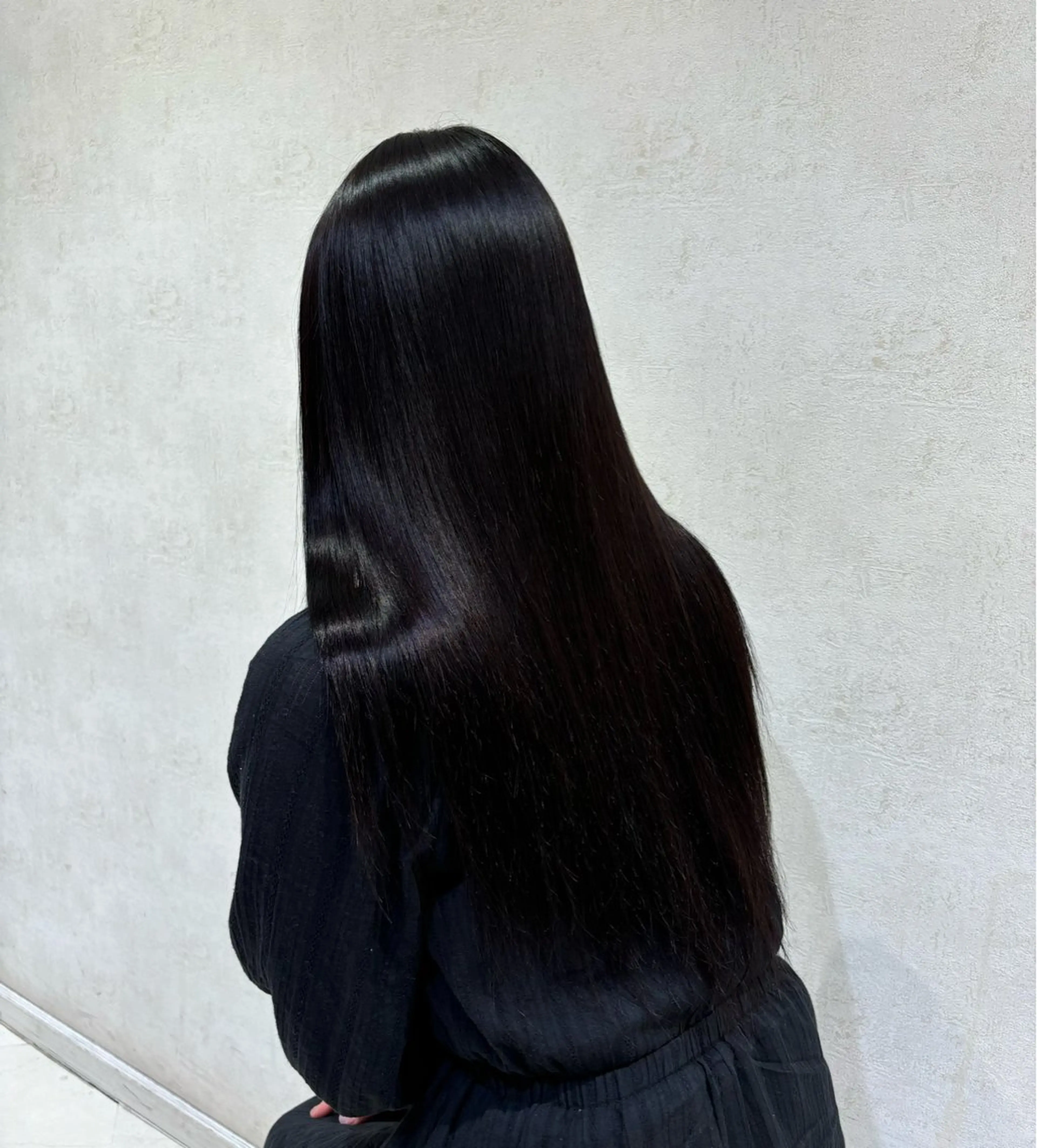 ロング 縮毛矯正 レイヤー/ベージュ/ Yurika🐝🌹のヘアスタイル