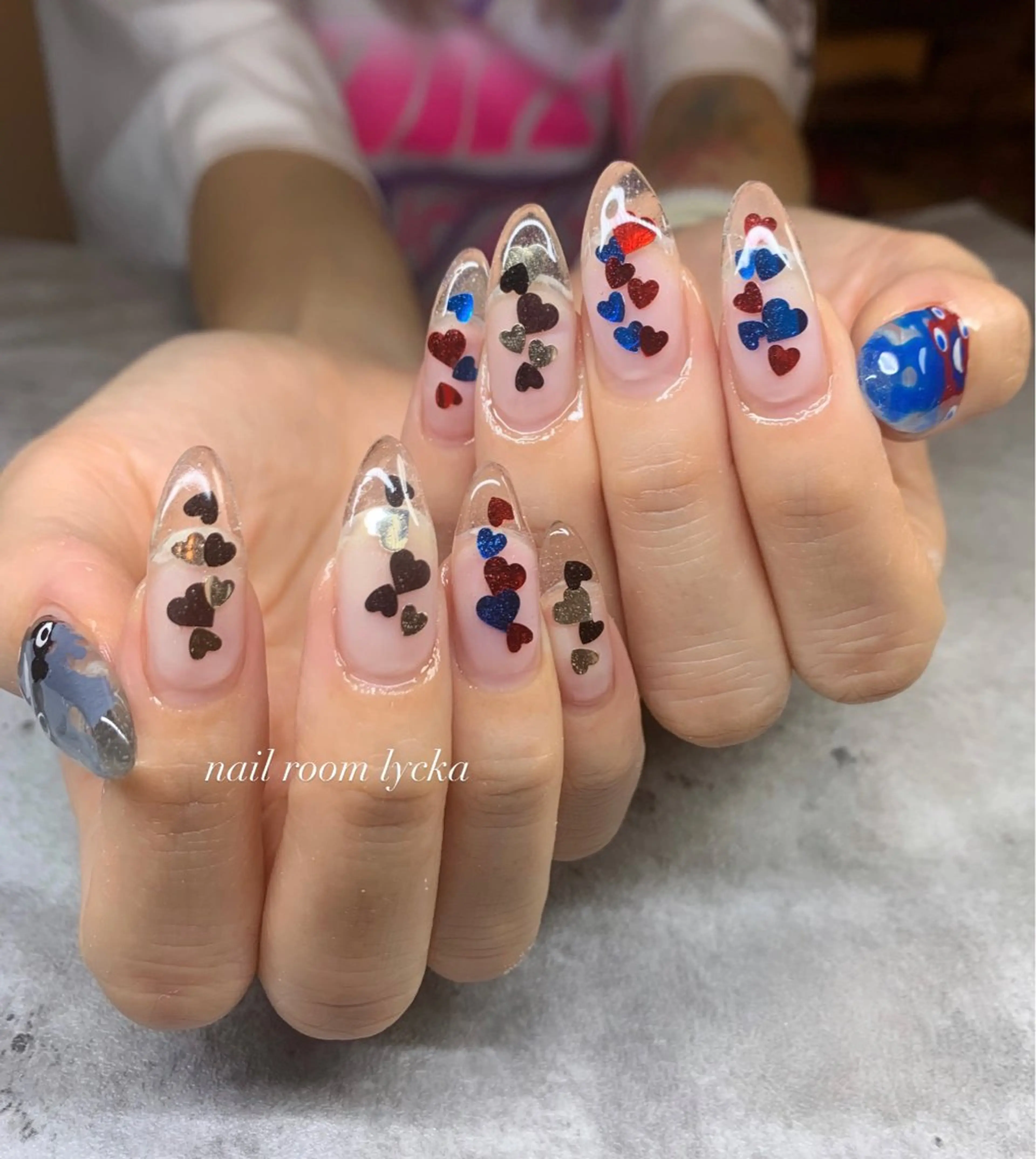 ネイル ﾈｲﾙﾙｰﾑﾘｯｶ 𝐦𝐚𝐲𝐮のネイルデザイン