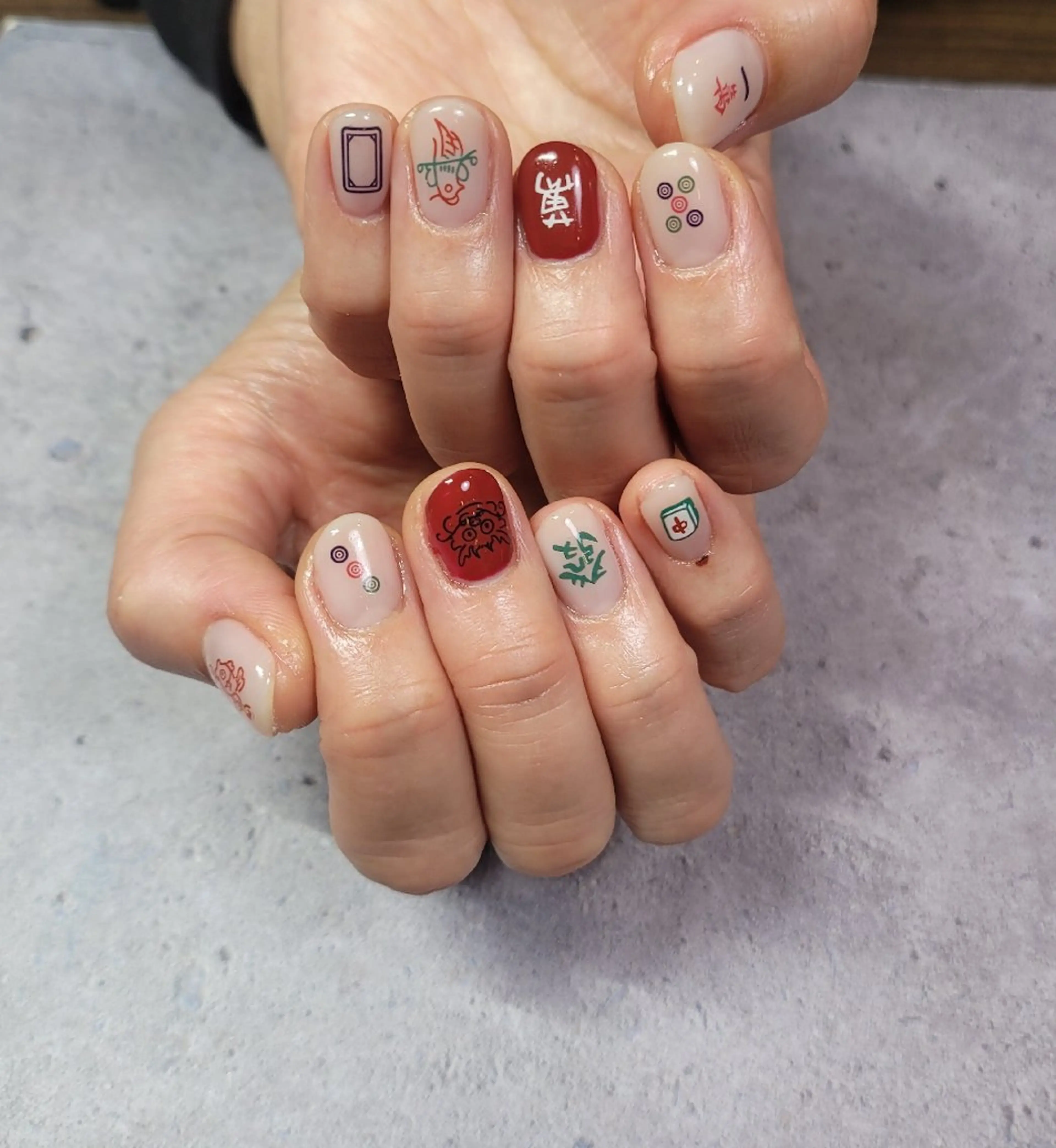 ネイル ハンドネイル Salon-NAKO 🐷shirai🐷のネイルデザイン