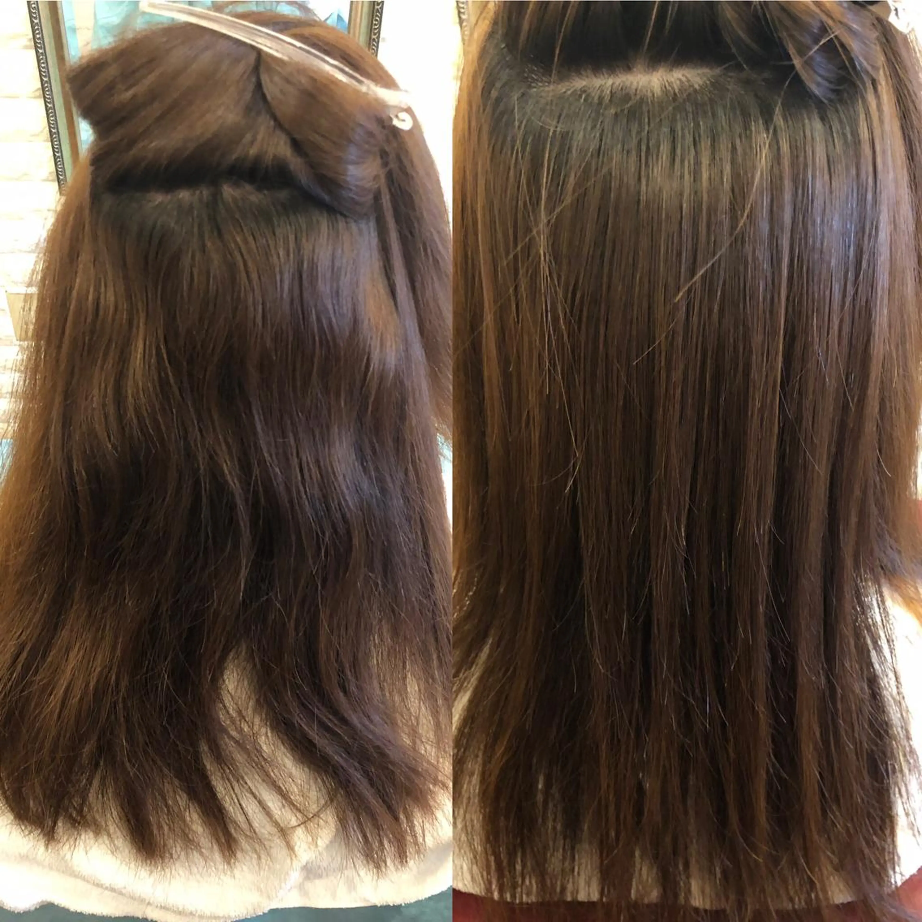 ロング 伸ばしかけ 口コミ評価4.9⭐︎ カワナベ　マサシのヘアスタイル